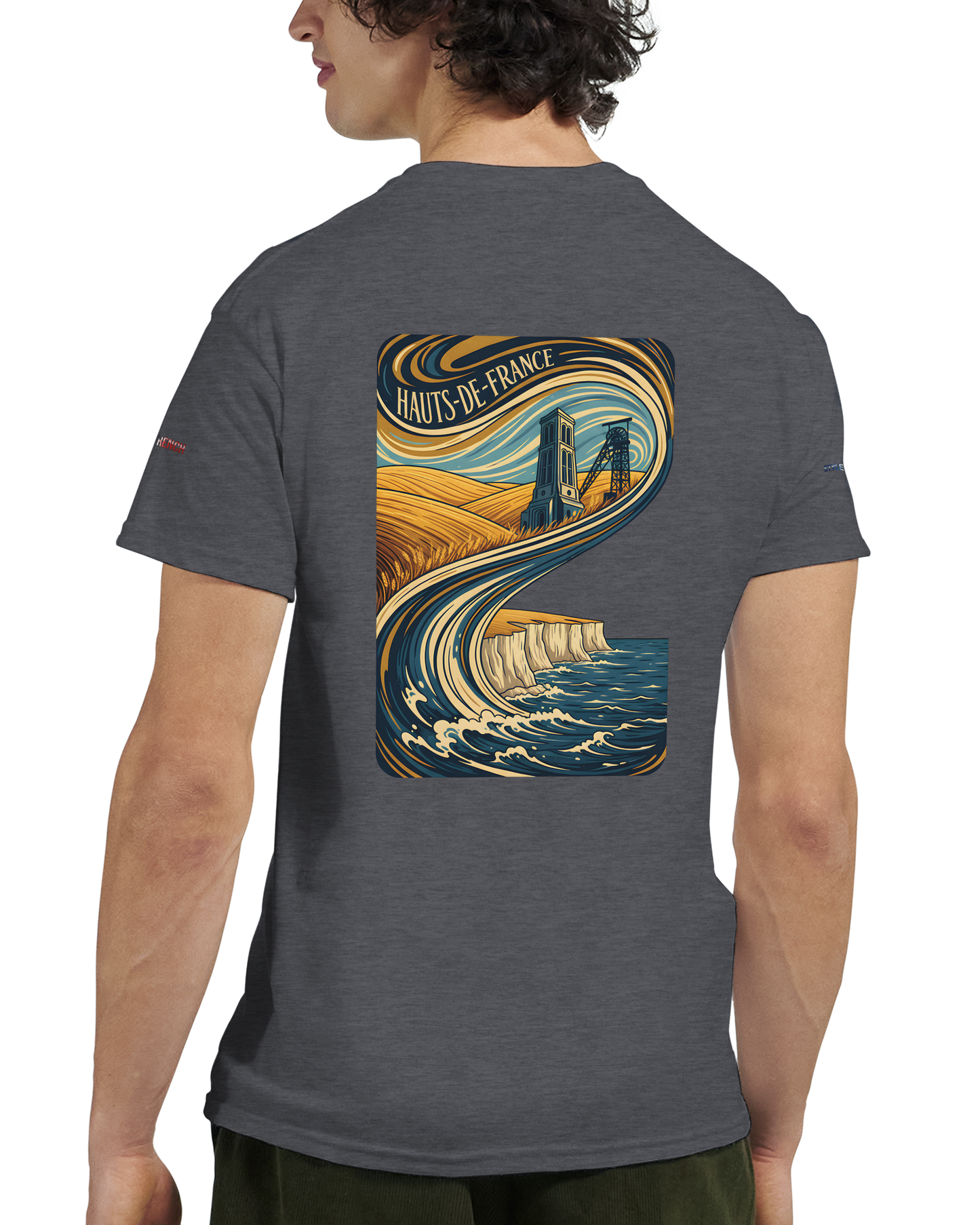Unisex-T-Shirt Hochwertige Frankreich, dick, Rundhals | Gildan® 5000