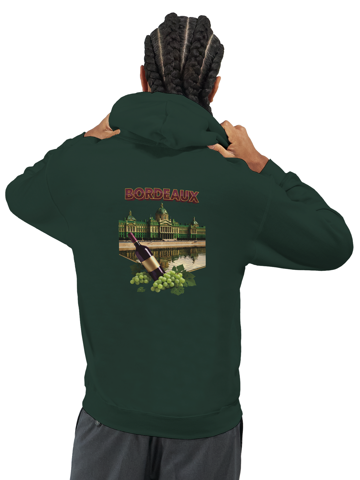 Unisex-Hoodie Bordeaux Stadt Frankreich klassisch | Gildan® 18500