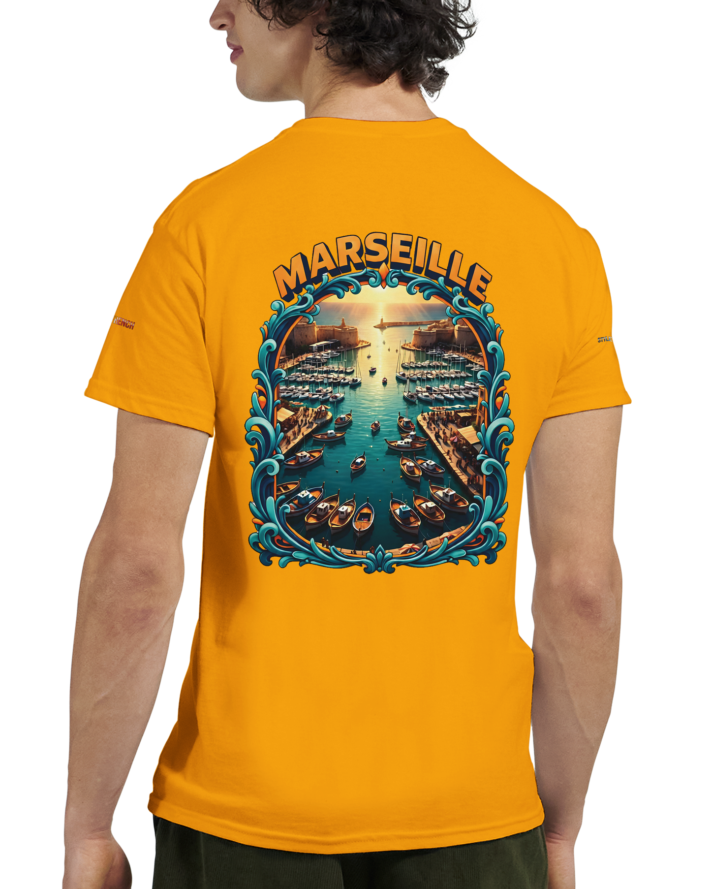 Unisex-T-Shirt Marseille, dick, Rundhalsausschnitt | Gildan® 5000
