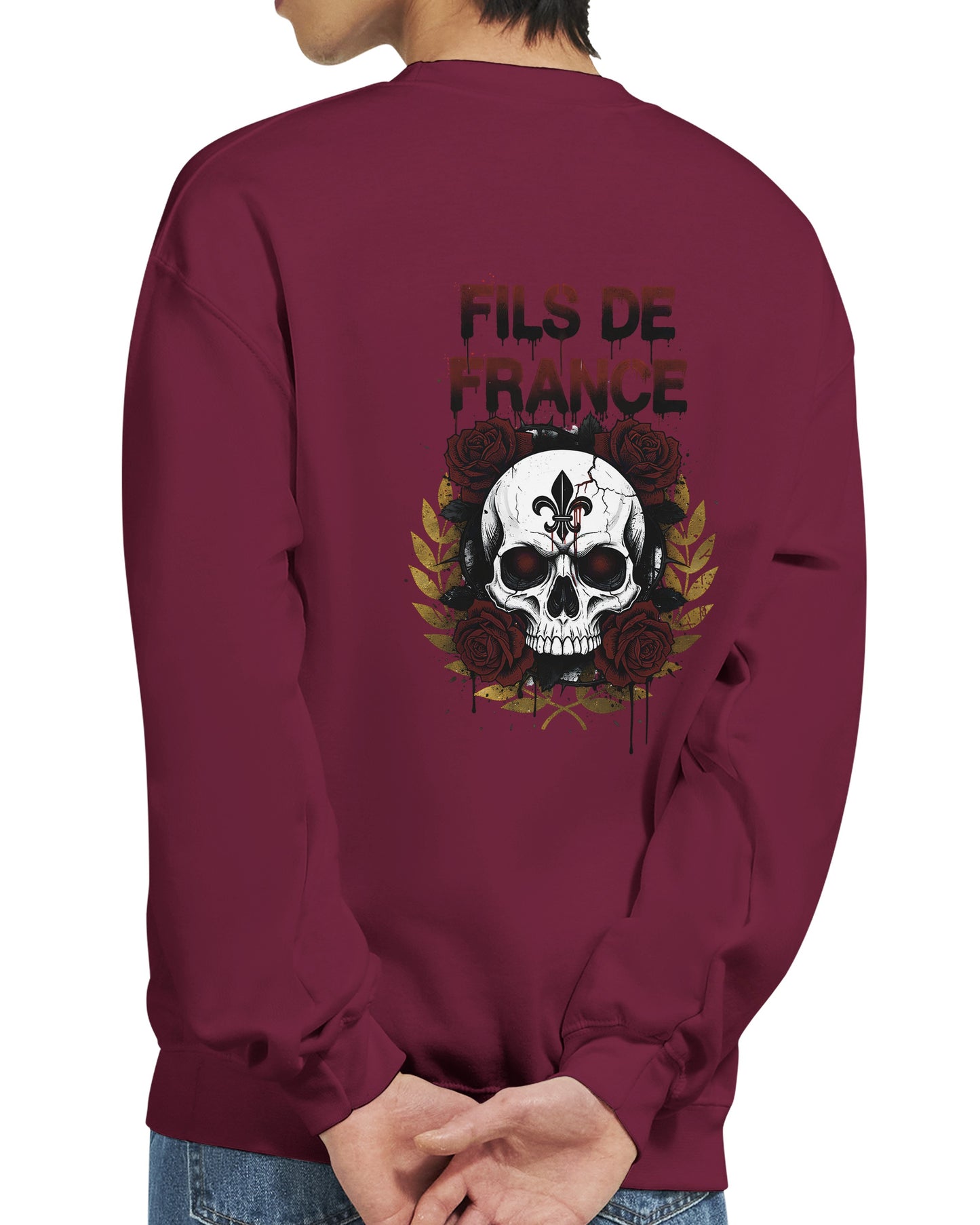 Sweatshirt Fils de France Herren French Style Klassisch Rundhals | Gildan® 18000