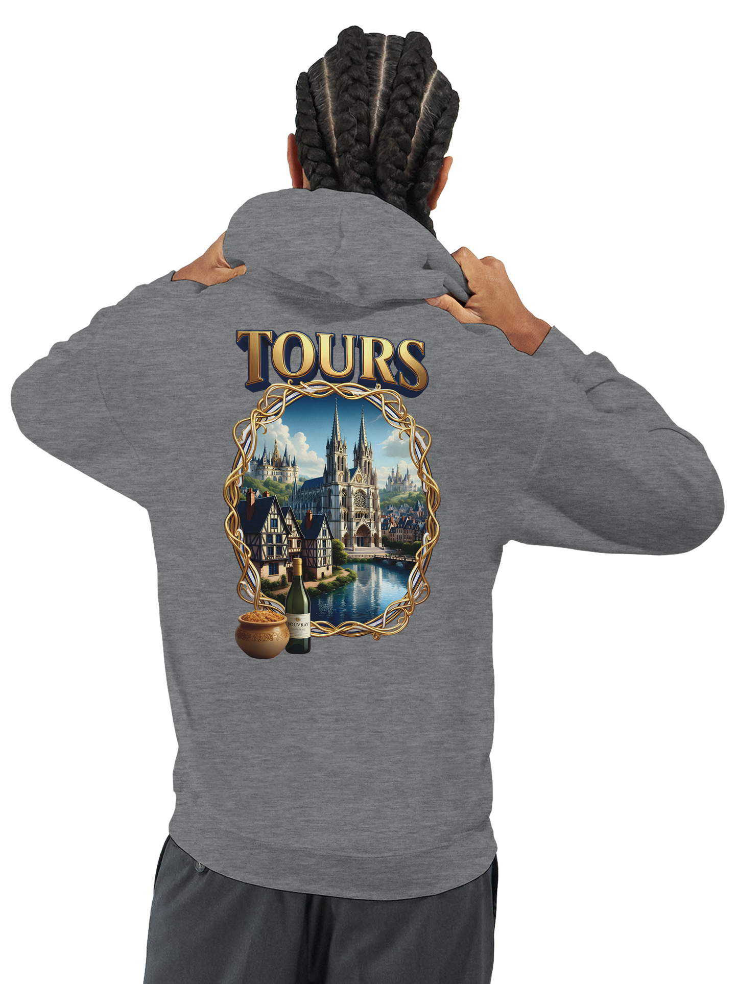 Unisex Tours city of France classic hoodie | Gildan® 18500