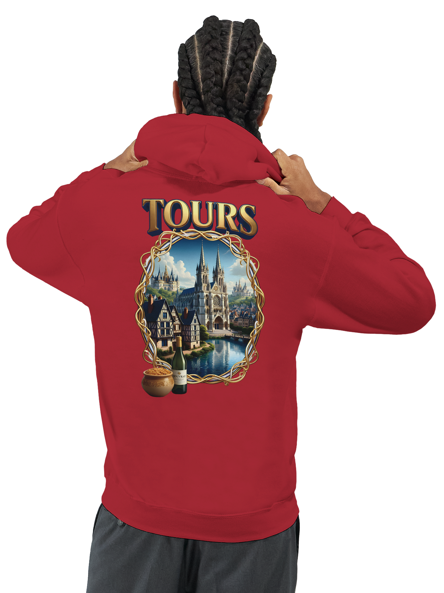 Unisex Tours city of France classic hoodie | Gildan® 18500