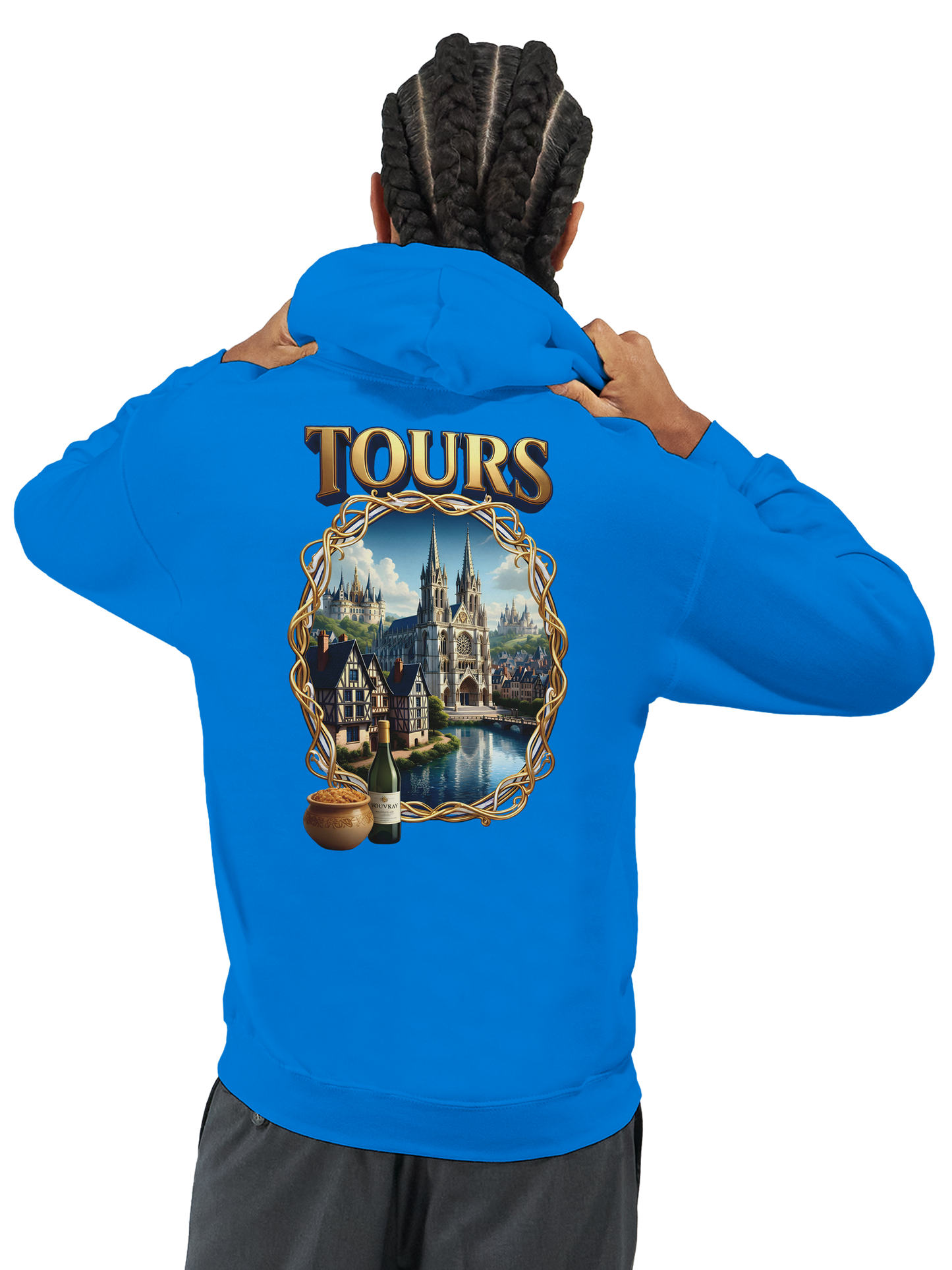 Unisex Tours city of France classic hoodie | Gildan® 18500