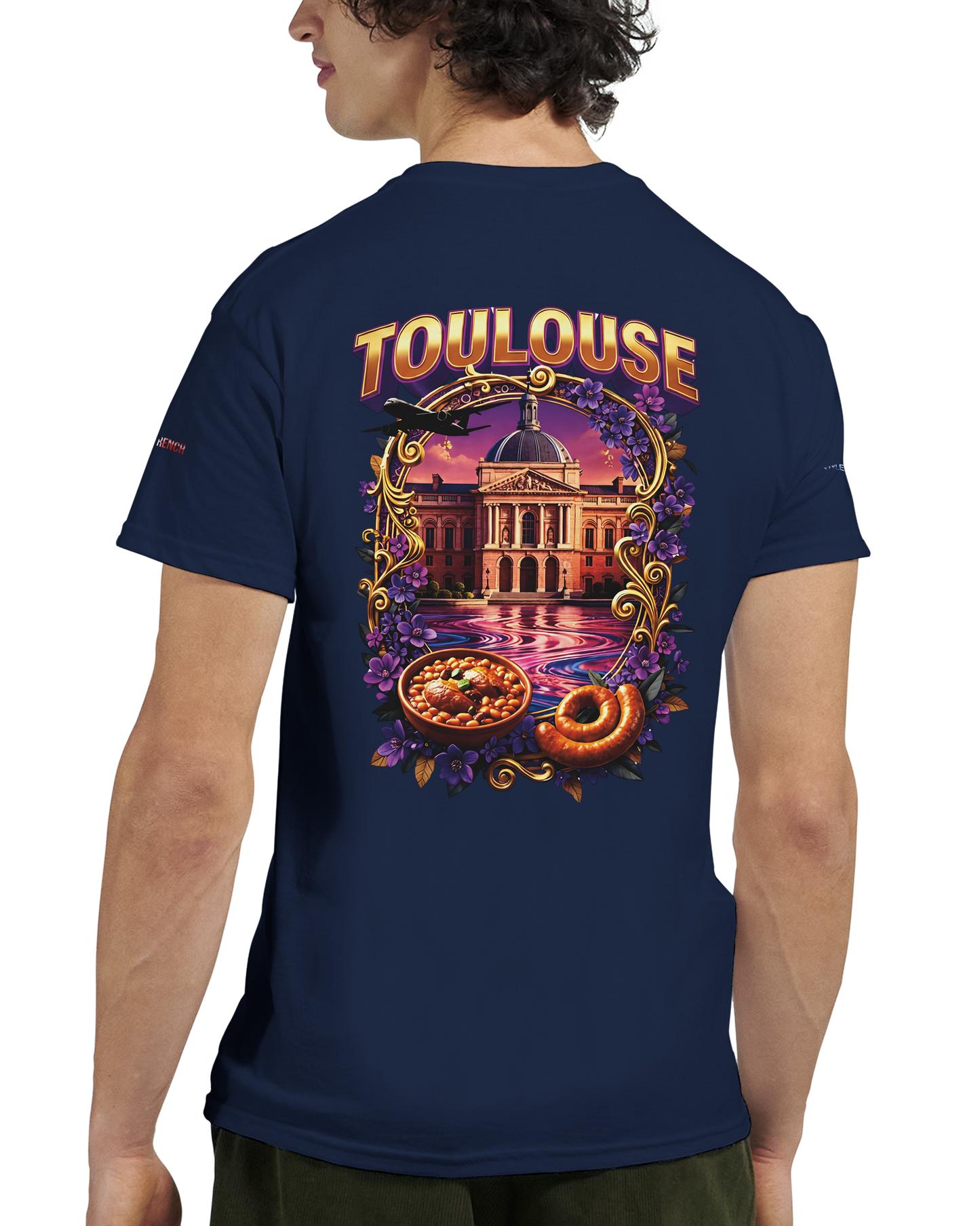 - Unisex Toulouse city of France heavy crewneck t-shirt | Gildan® 5000