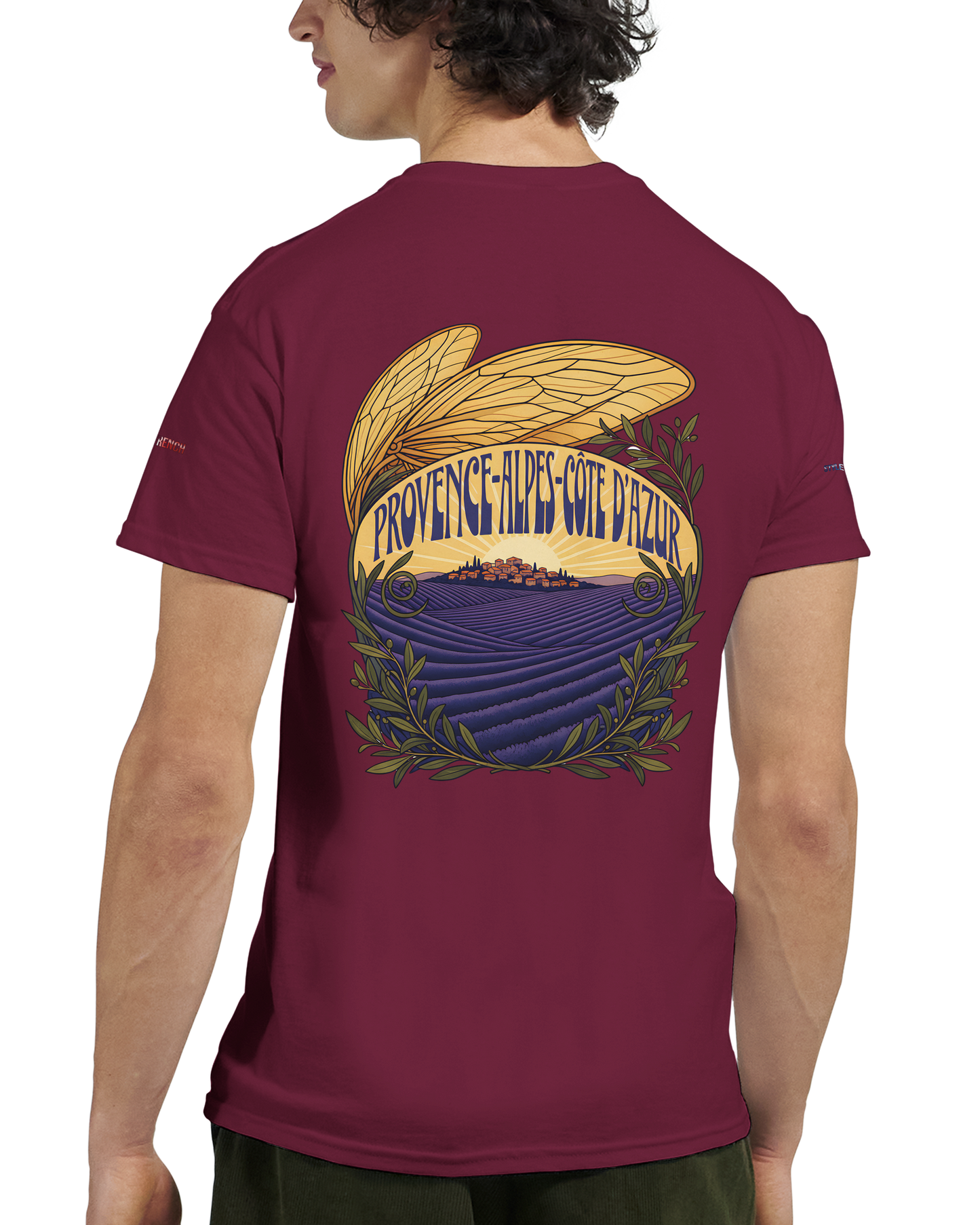 Unisex T-Shirt Provence-Alpes-Côte d'Azur, schwerer Rundhalsausschnitt | Gildan® 5000