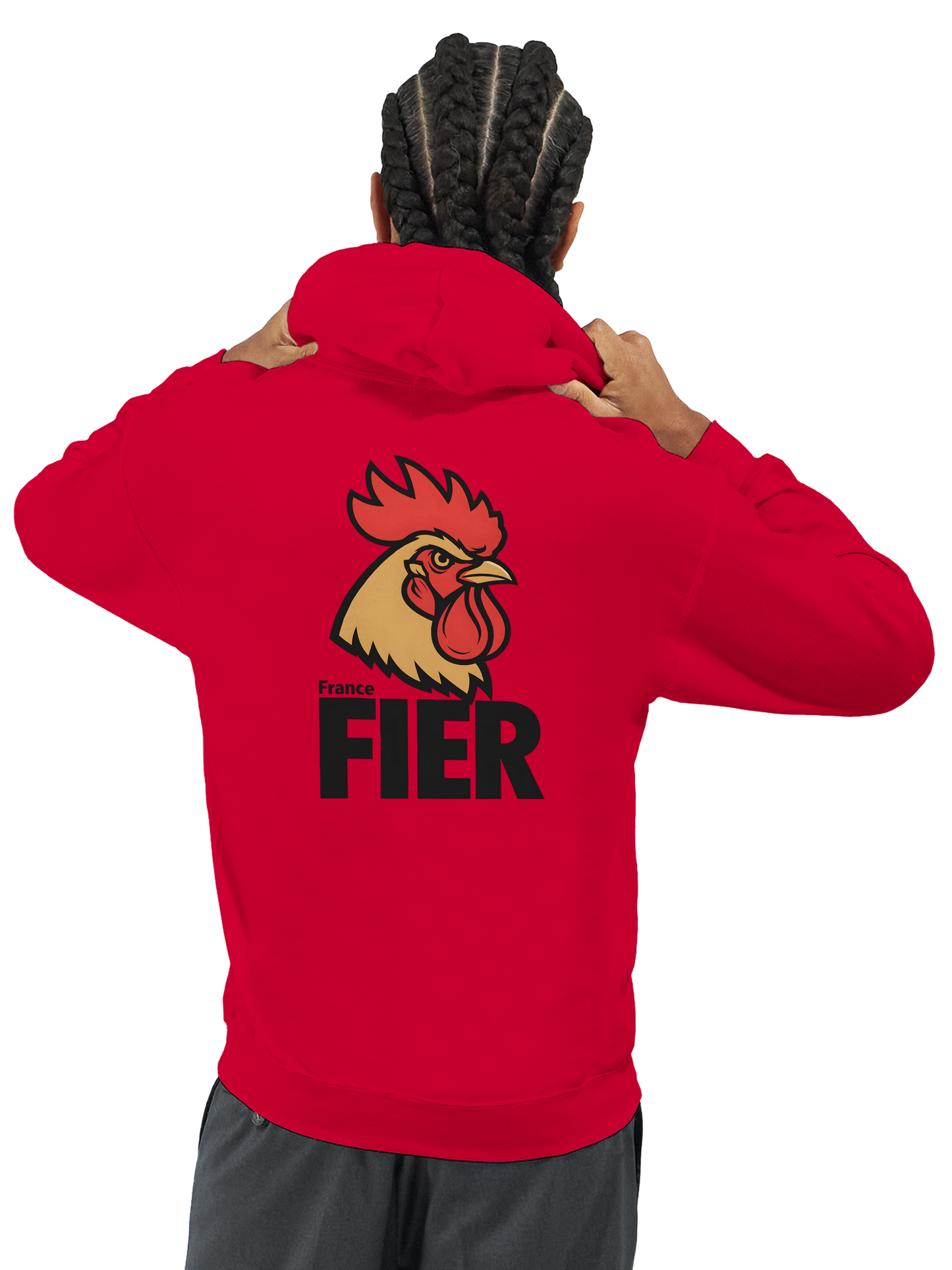 Kapuzenpullover "France Fier" Klassiker | Gildan® 18500
