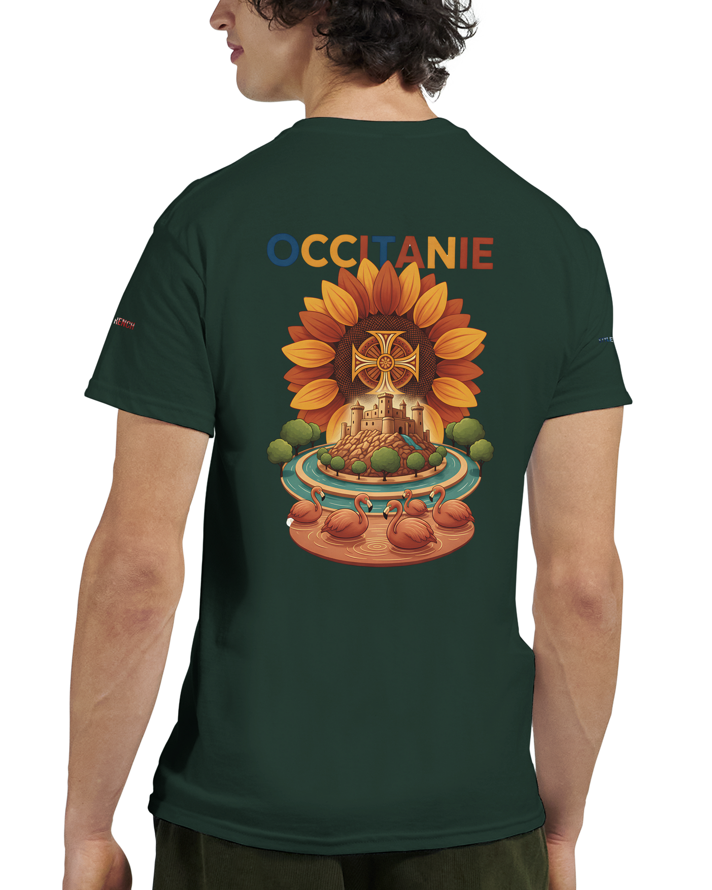 Unisex Occitania T-Shirt, dick, Rundhalsausschnitt | Gildan® 5000