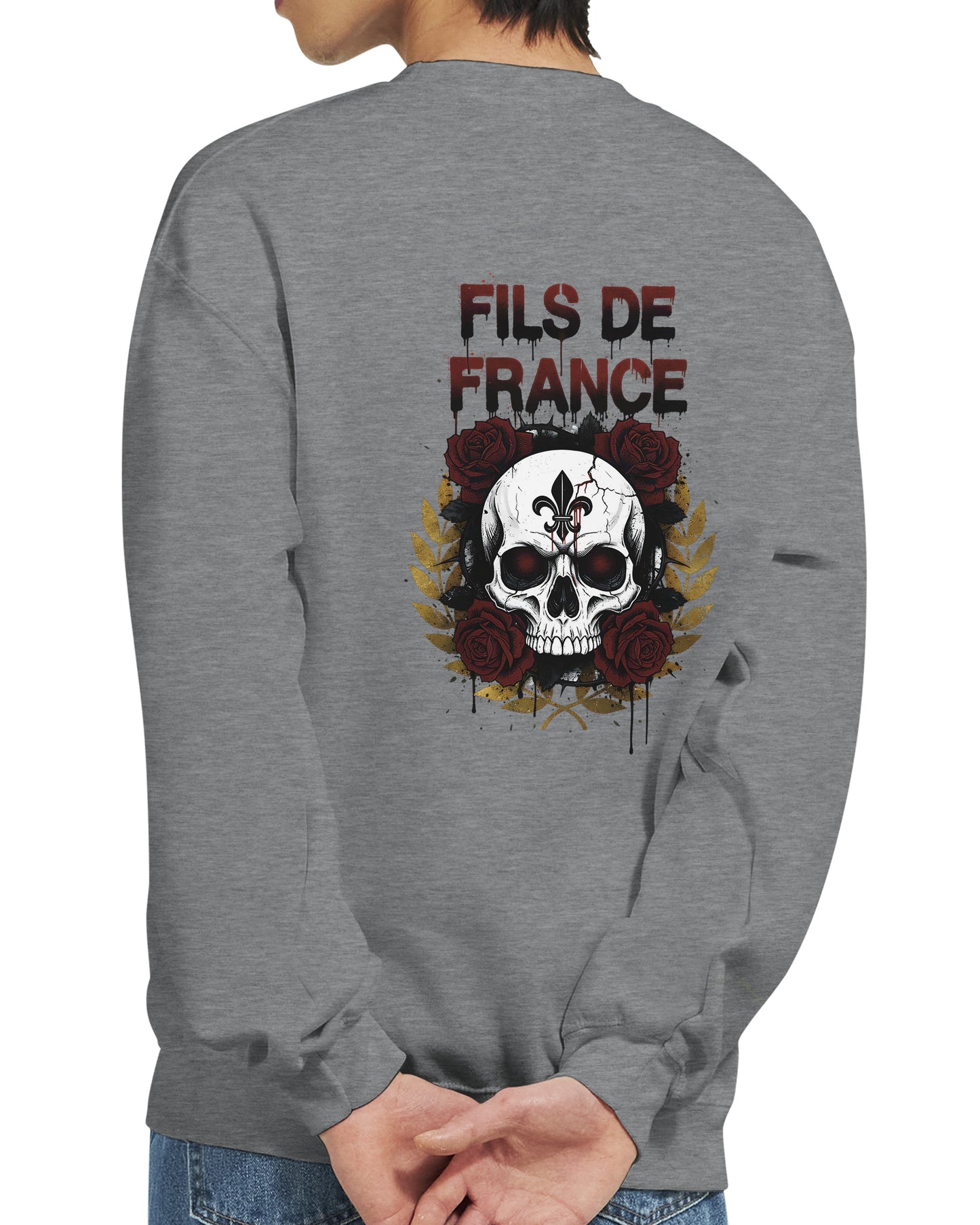 Sweatshirt Fils de France Herren French Style Klassisch Rundhals | Gildan® 18000