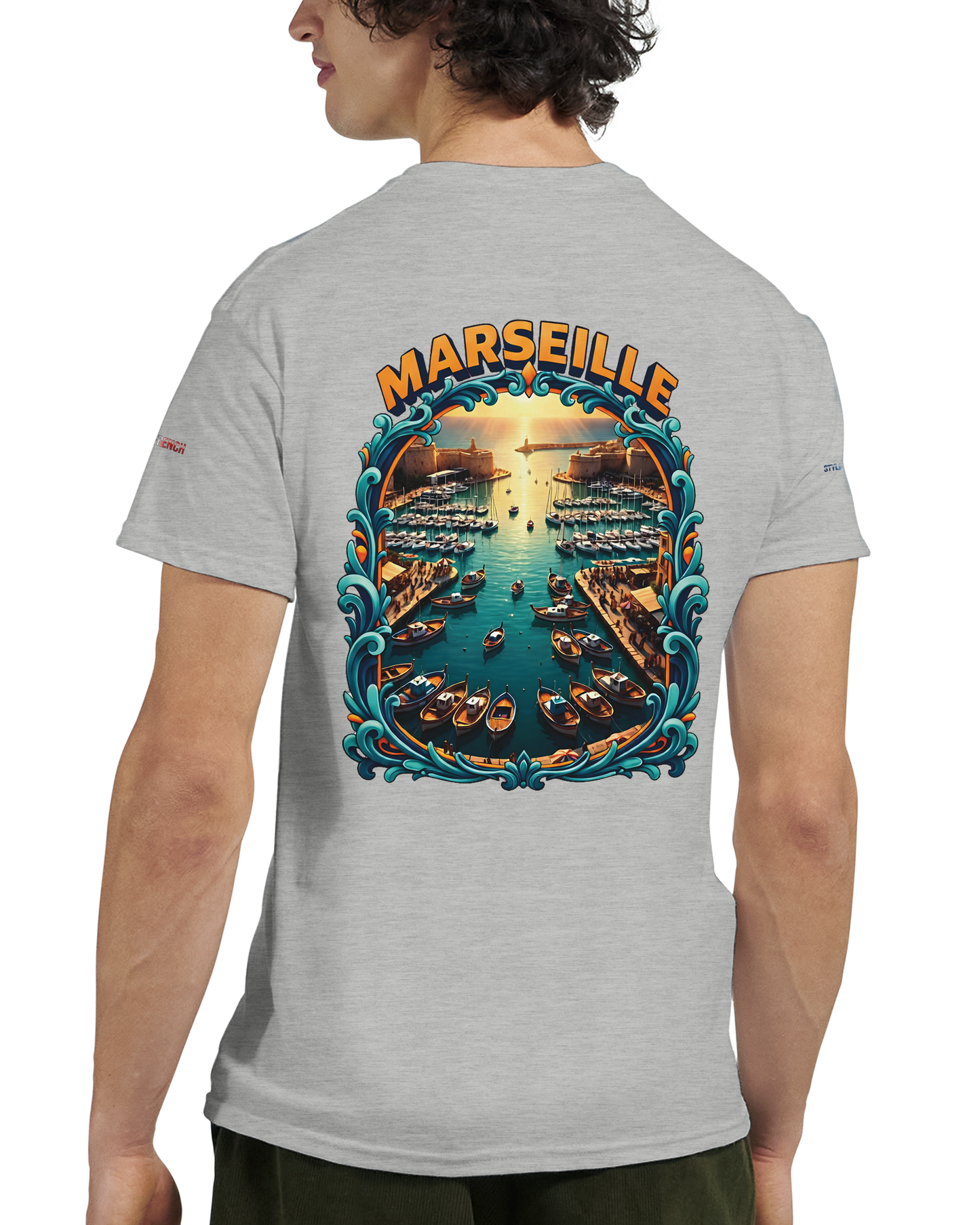 Unisex-T-Shirt Marseille, dick, Rundhalsausschnitt | Gildan® 5000