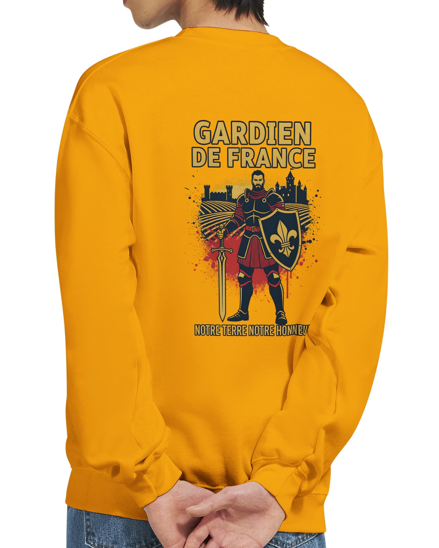 Men's France Goalkeeper Classic Crewneck Sweatshirt | Gildan® 18000
