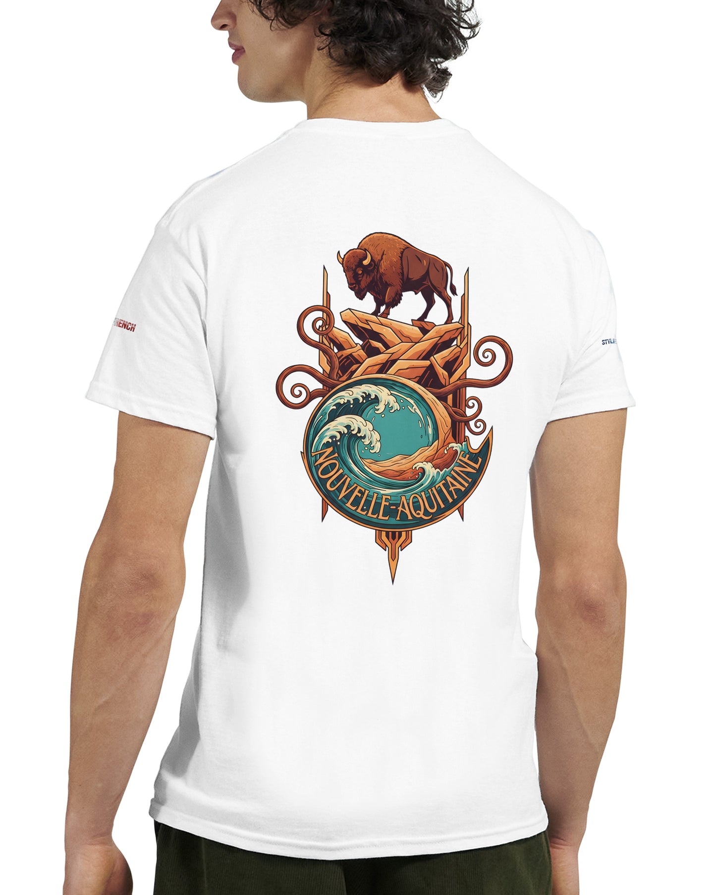 T-Shirt Neu-Aquitanien, dick, Rundhalsausschnitt | Gildan® 5000