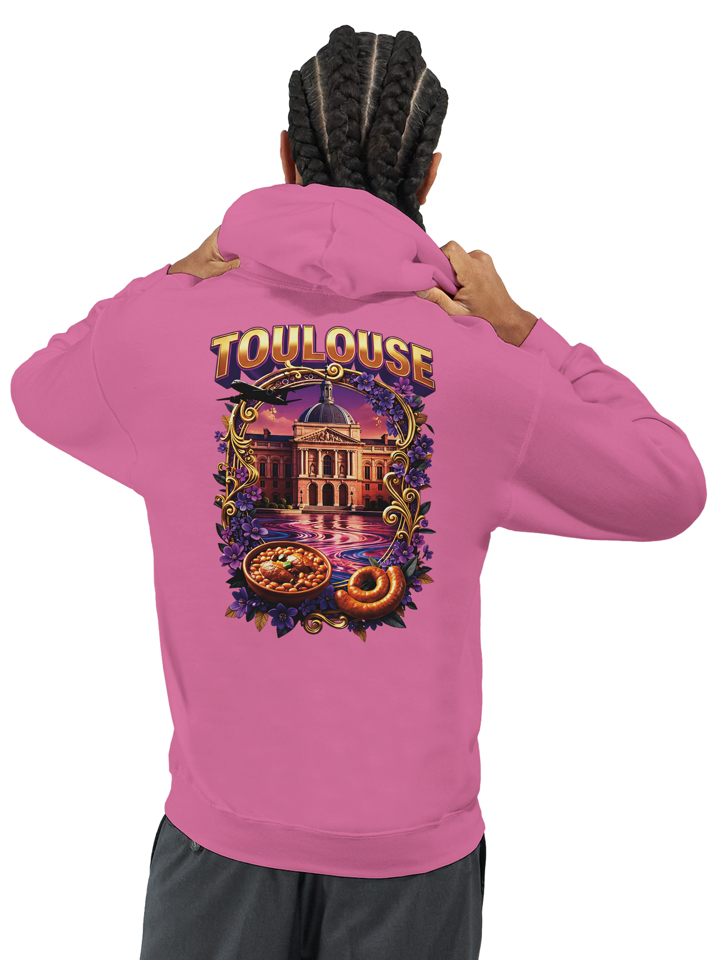 Unisex-Kapuzenpullover Toulouse Stadt Frankreich klassisch | Gildan® 18500