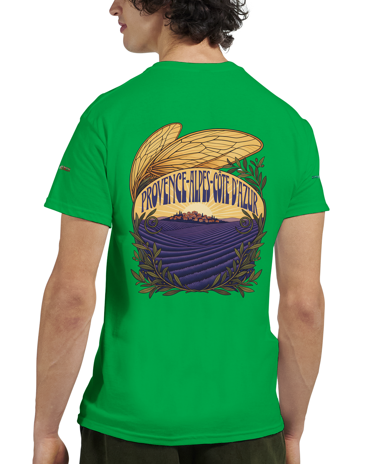 Unisex T-Shirt Provence-Alpes-Côte d'Azur, schwerer Rundhalsausschnitt | Gildan® 5000