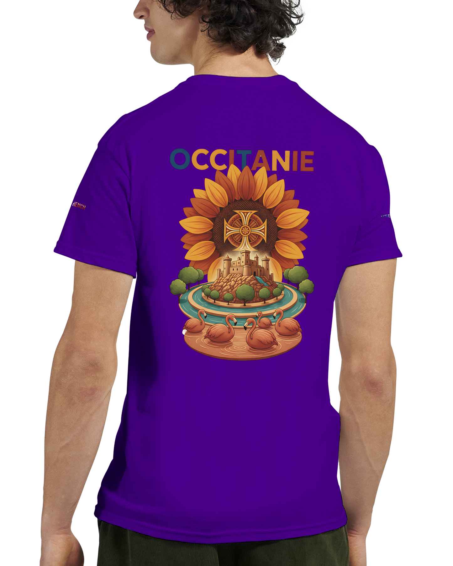 Unisex Occitania T-Shirt, dick, Rundhalsausschnitt | Gildan® 5000