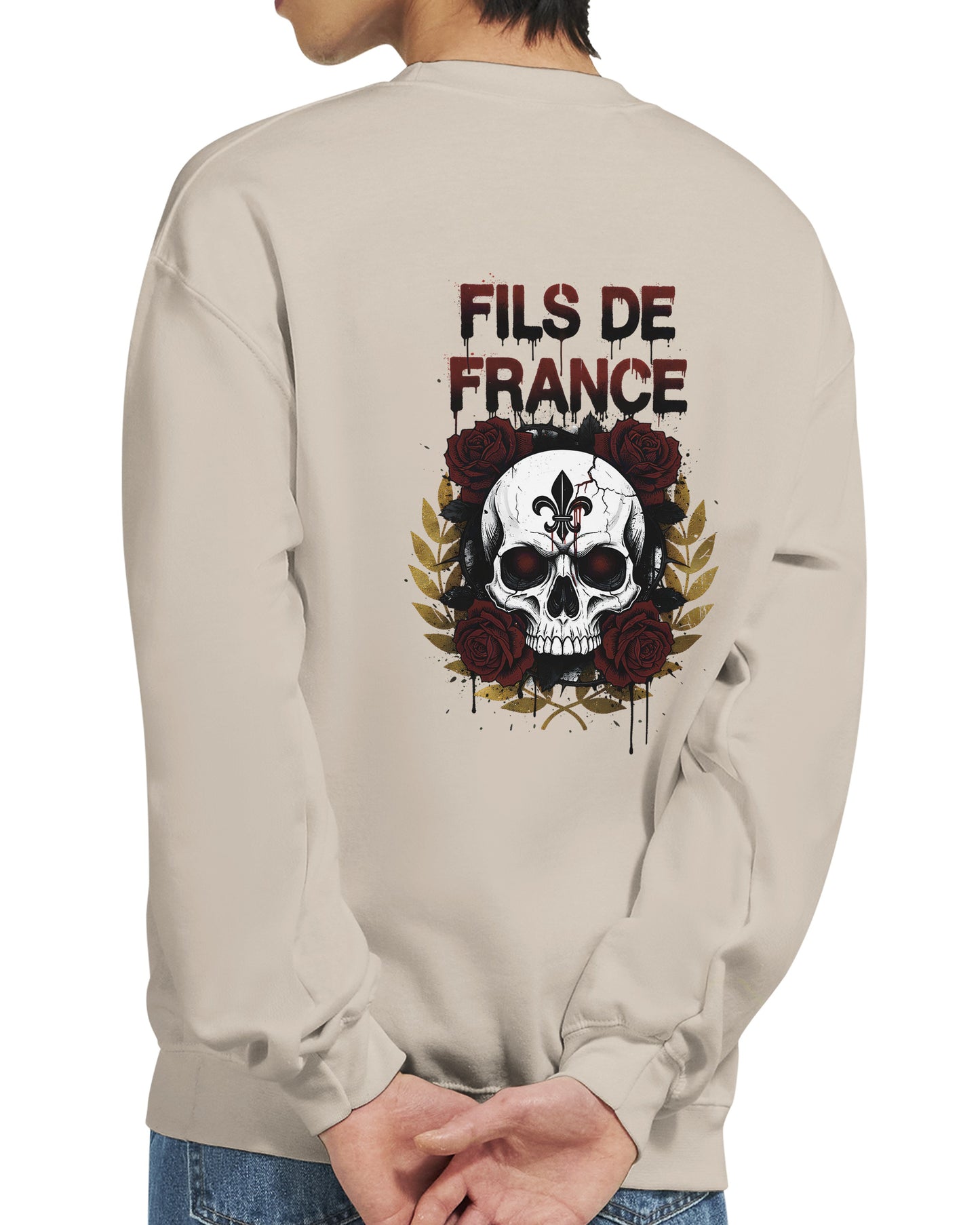 Sweatshirt Fils de France Herren French Style Klassisch Rundhals | Gildan® 18000