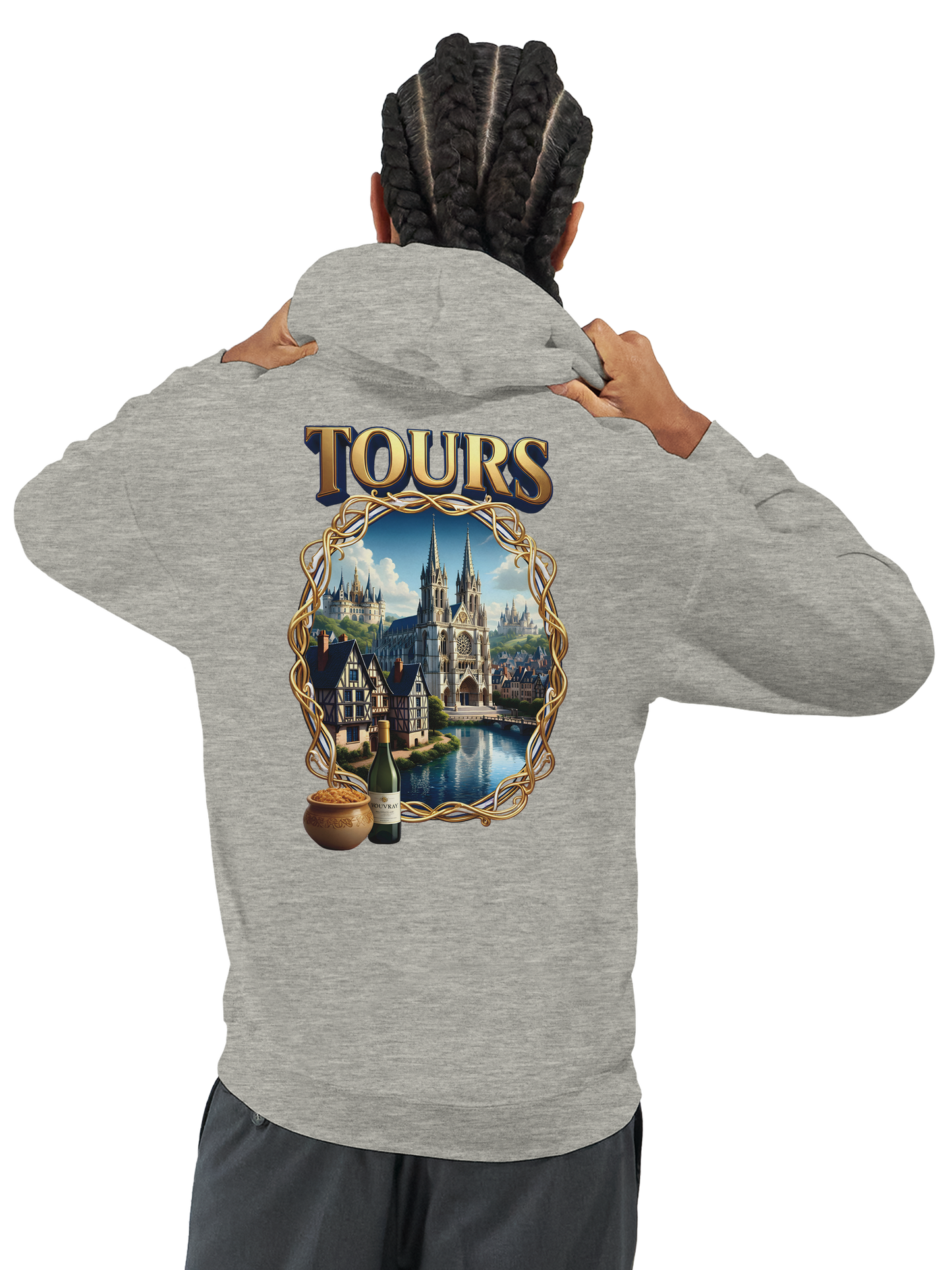 Unisex Tours city of France classic hoodie | Gildan® 18500