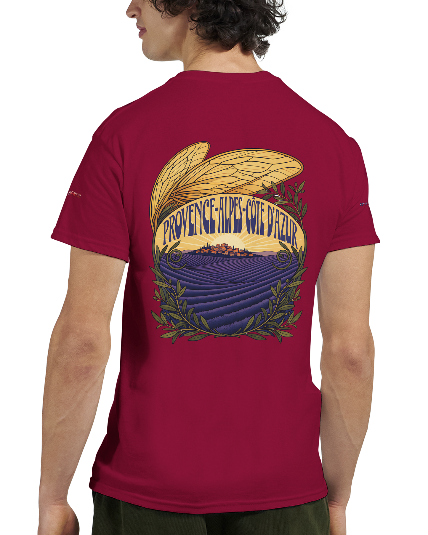 Unisex T-Shirt Provence-Alpes-Côte d'Azur, schwerer Rundhalsausschnitt | Gildan® 5000