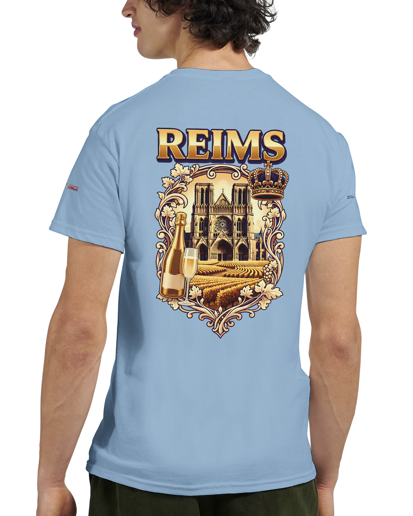 T-shirt Unisexe Reims - Ville de France - Coton Premium