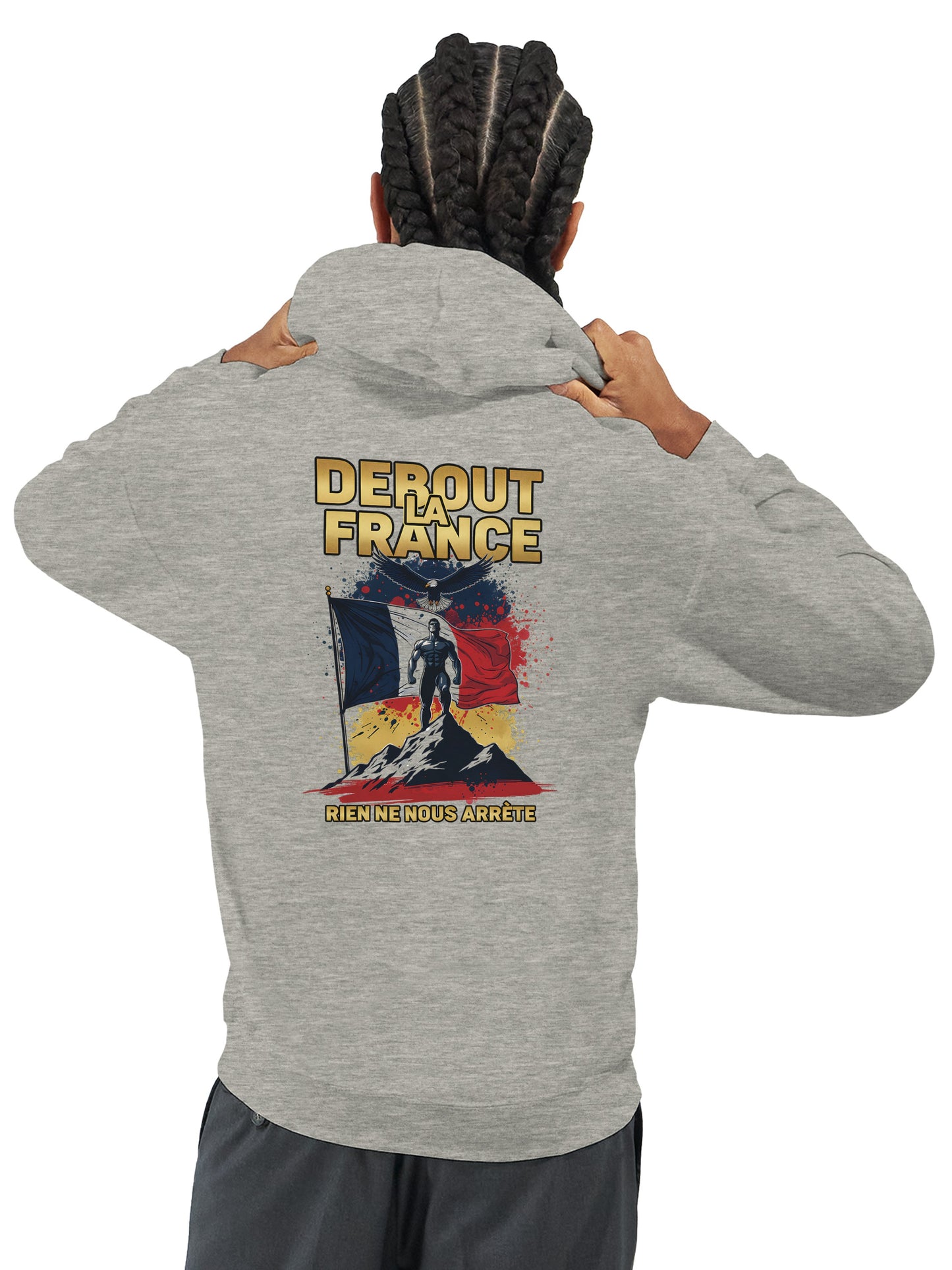 Steh auf, Frankreich, Kapuzenpullover klassisch | Gildan® 18500