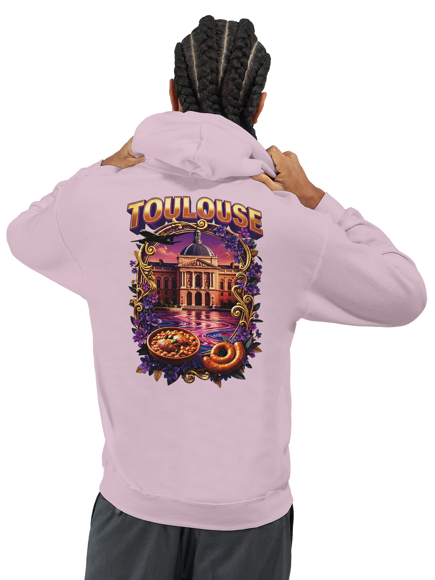 Unisex-Kapuzenpullover Toulouse Stadt Frankreich klassisch | Gildan® 18500