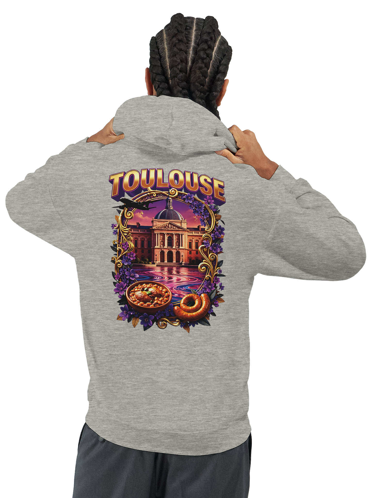 Unisex-Kapuzenpullover Toulouse Stadt Frankreich klassisch | Gildan® 18500