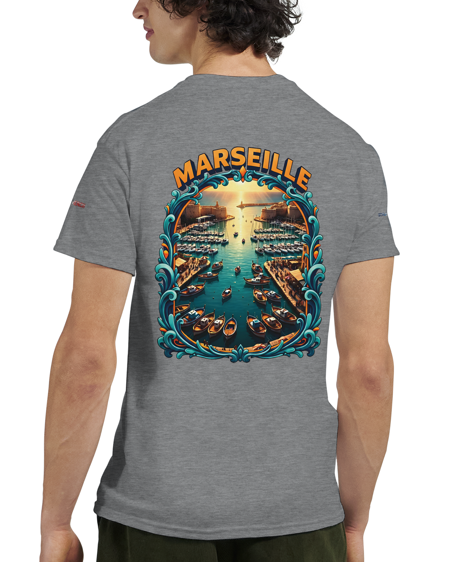 Unisex-T-Shirt Marseille, dick, Rundhalsausschnitt | Gildan® 5000