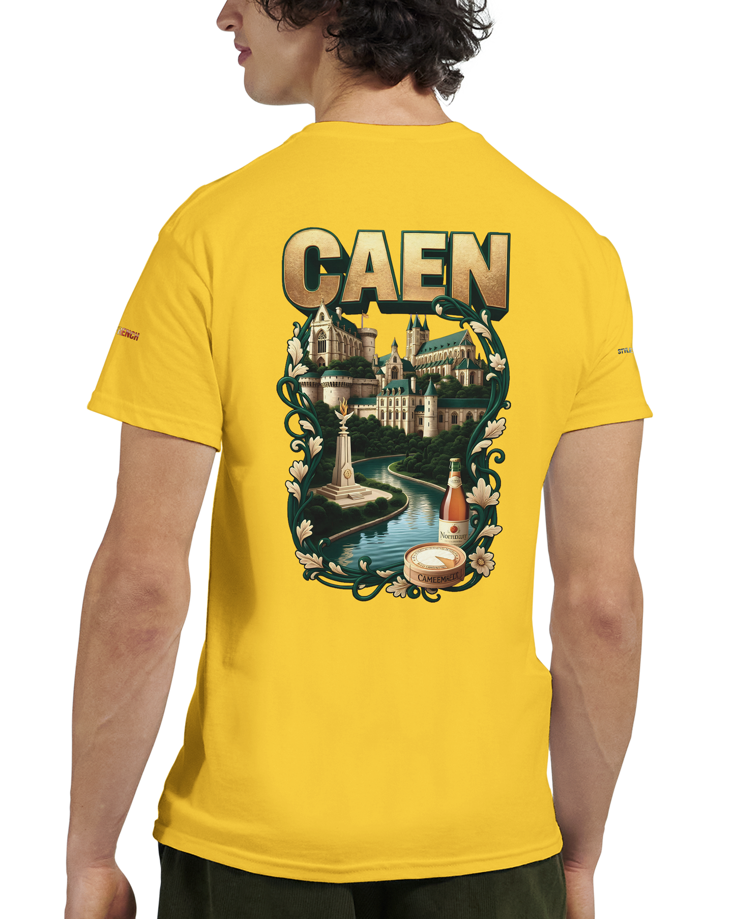 Unisex-T-Shirt Caen Stadt in Frankreich | Gildan® 5000
