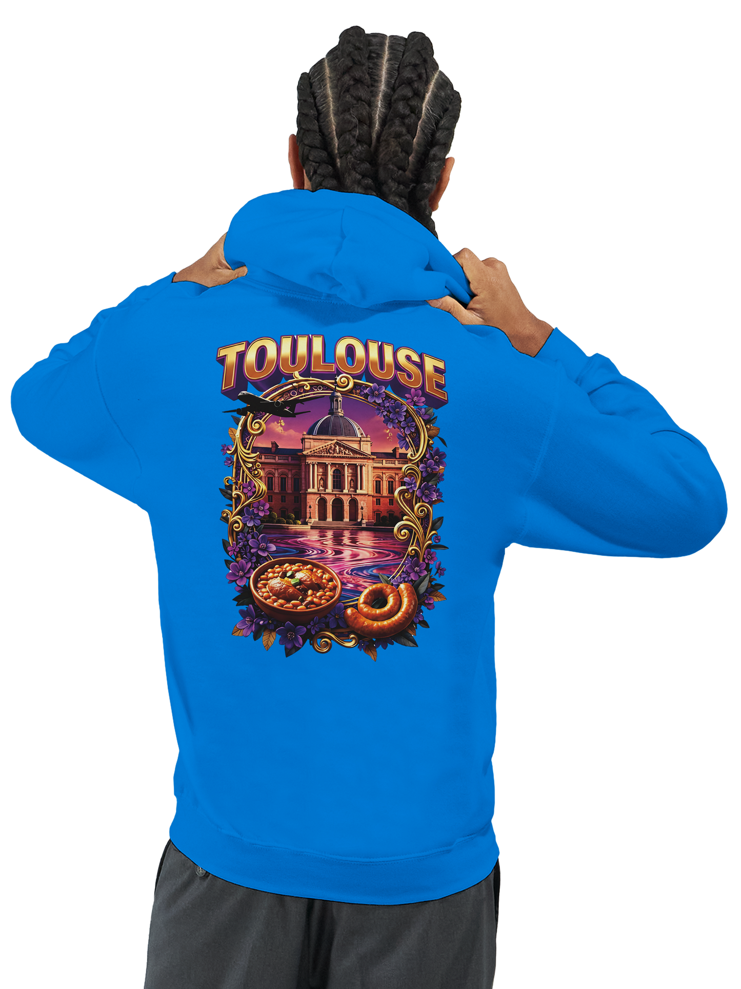 Unisex-Kapuzenpullover Toulouse Stadt Frankreich klassisch | Gildan® 18500