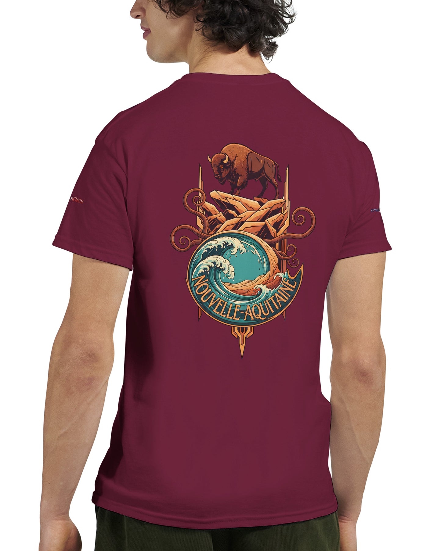 T-Shirt Neu-Aquitanien, dick, Rundhalsausschnitt | Gildan® 5000