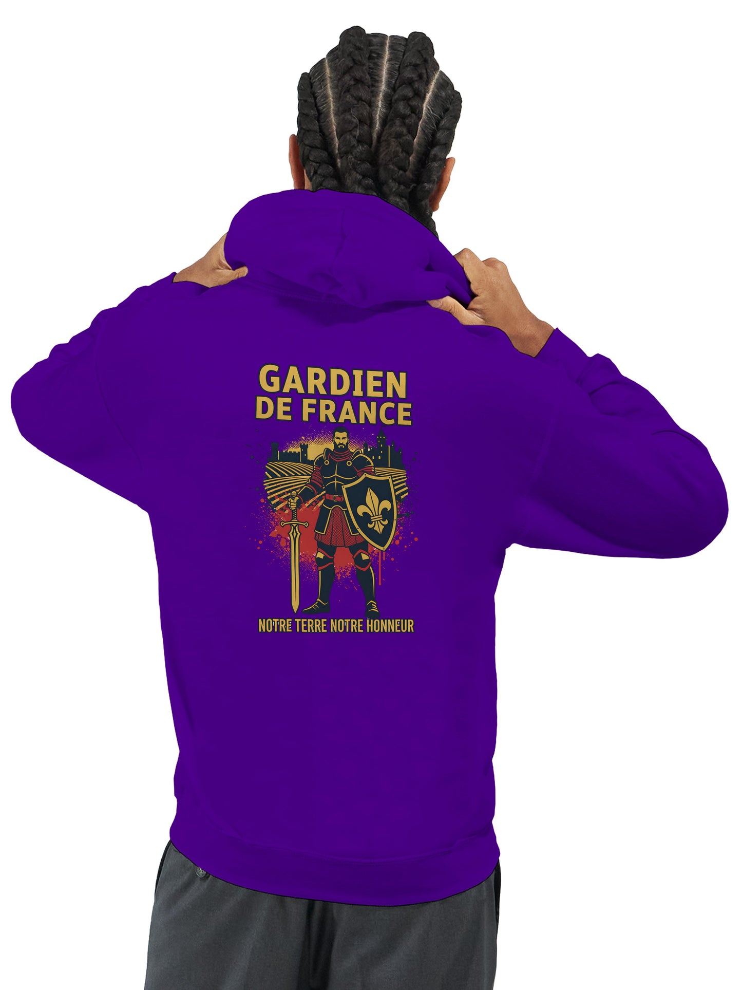 Klassischer Frankreich-Torwart-Hoodie für Herren | Gildan® 18500