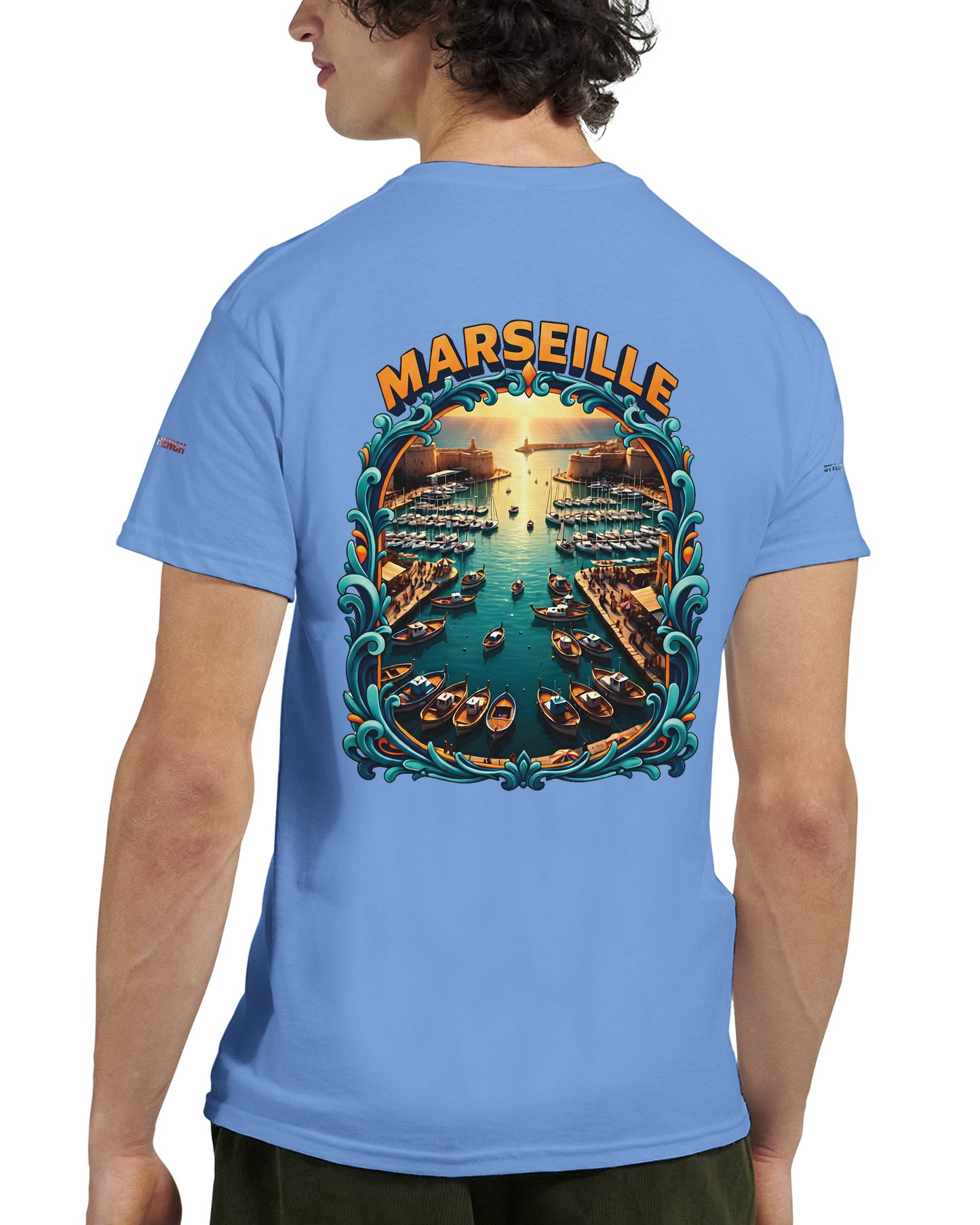 Unisex-T-Shirt Marseille, dick, Rundhalsausschnitt | Gildan® 5000