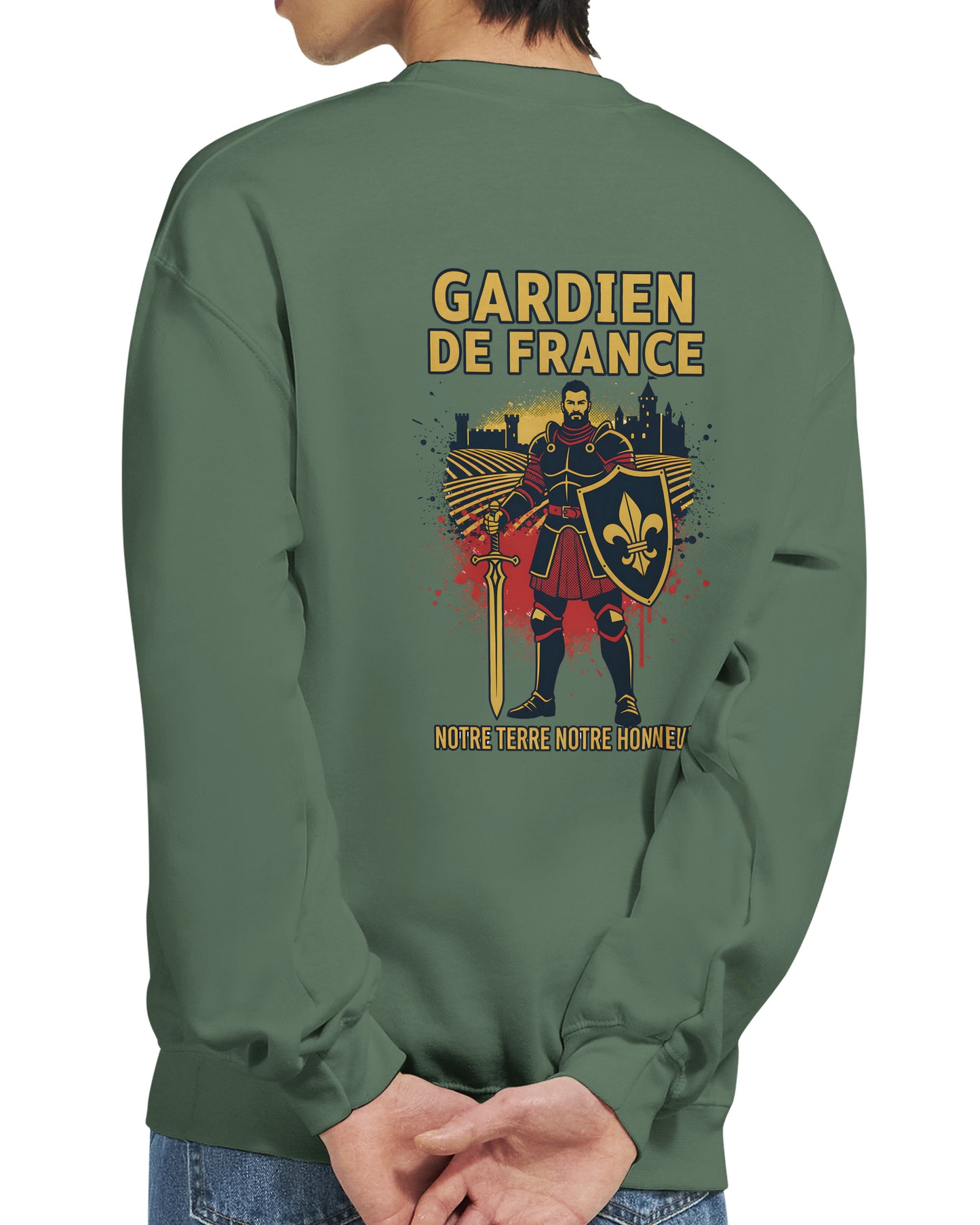Men's France Goalkeeper Classic Crewneck Sweatshirt | Gildan® 18000