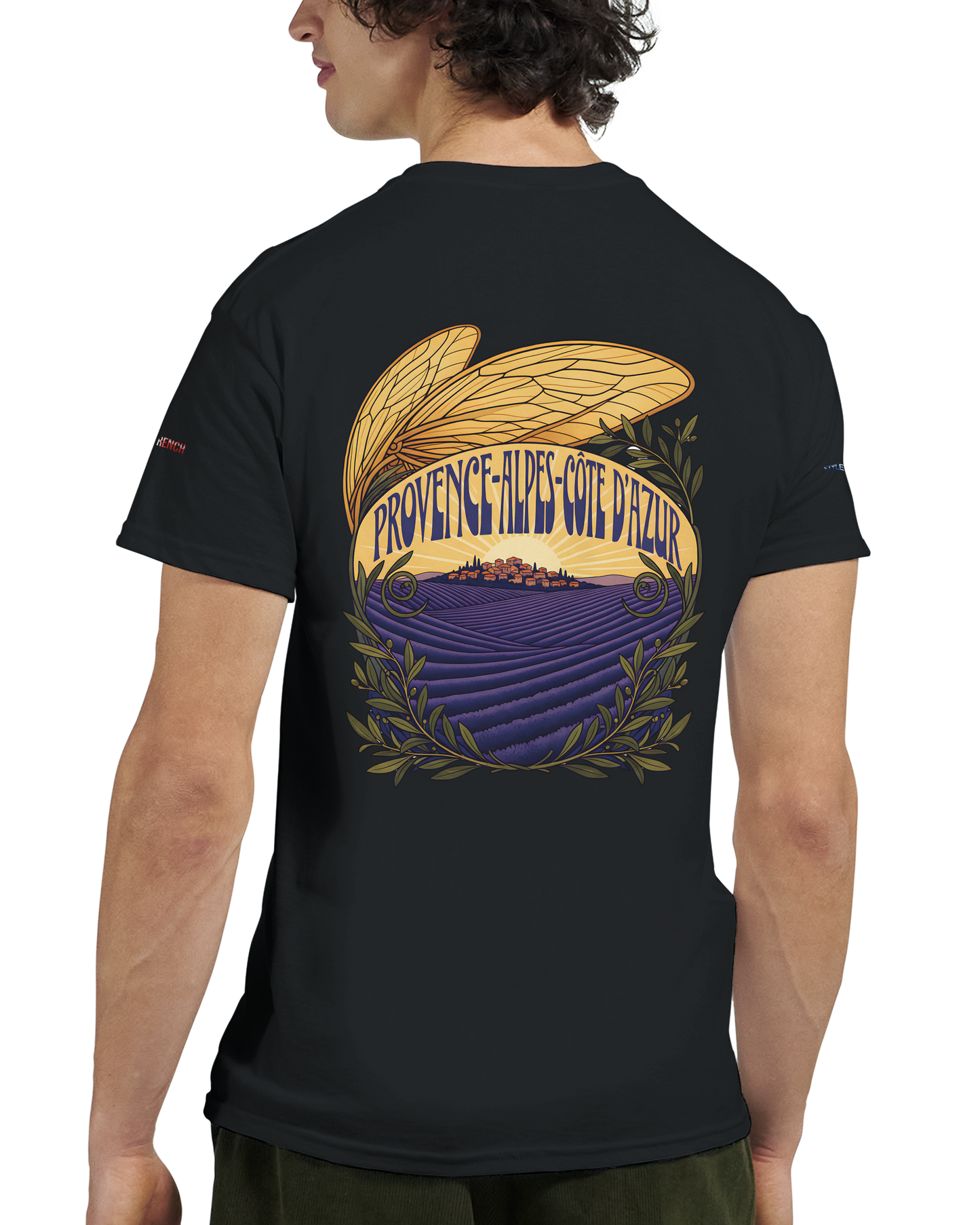 Unisex T-Shirt Provence-Alpes-Côte d'Azur, schwerer Rundhalsausschnitt | Gildan® 5000