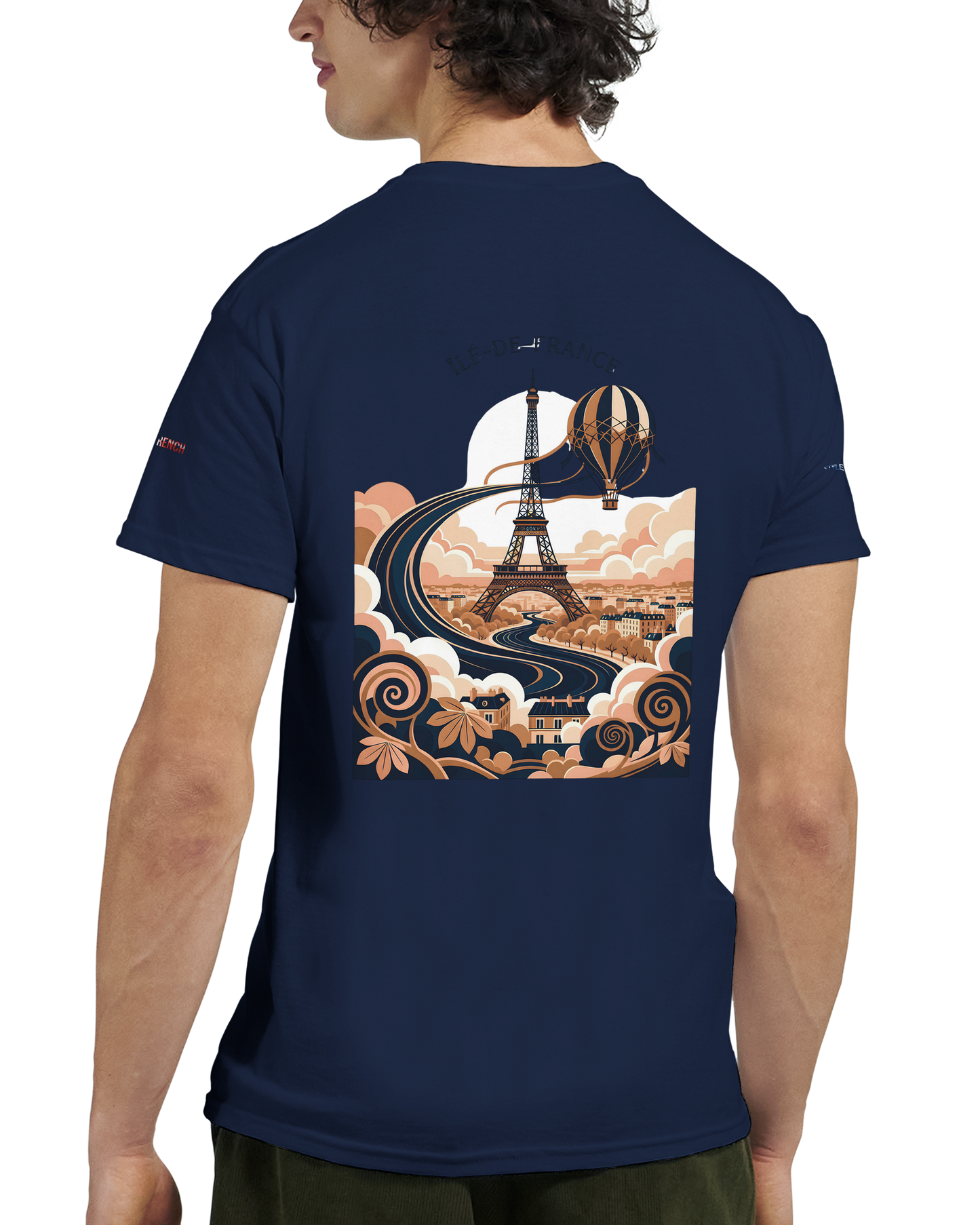 Unisex T-Shirt Île-de-France dick rundhals | Gildan® 5000