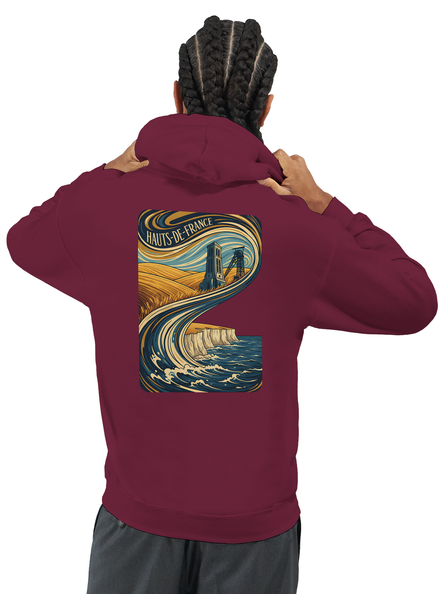 Klassischer Unisex-Hoodie von Top de France | Gildan® 18500