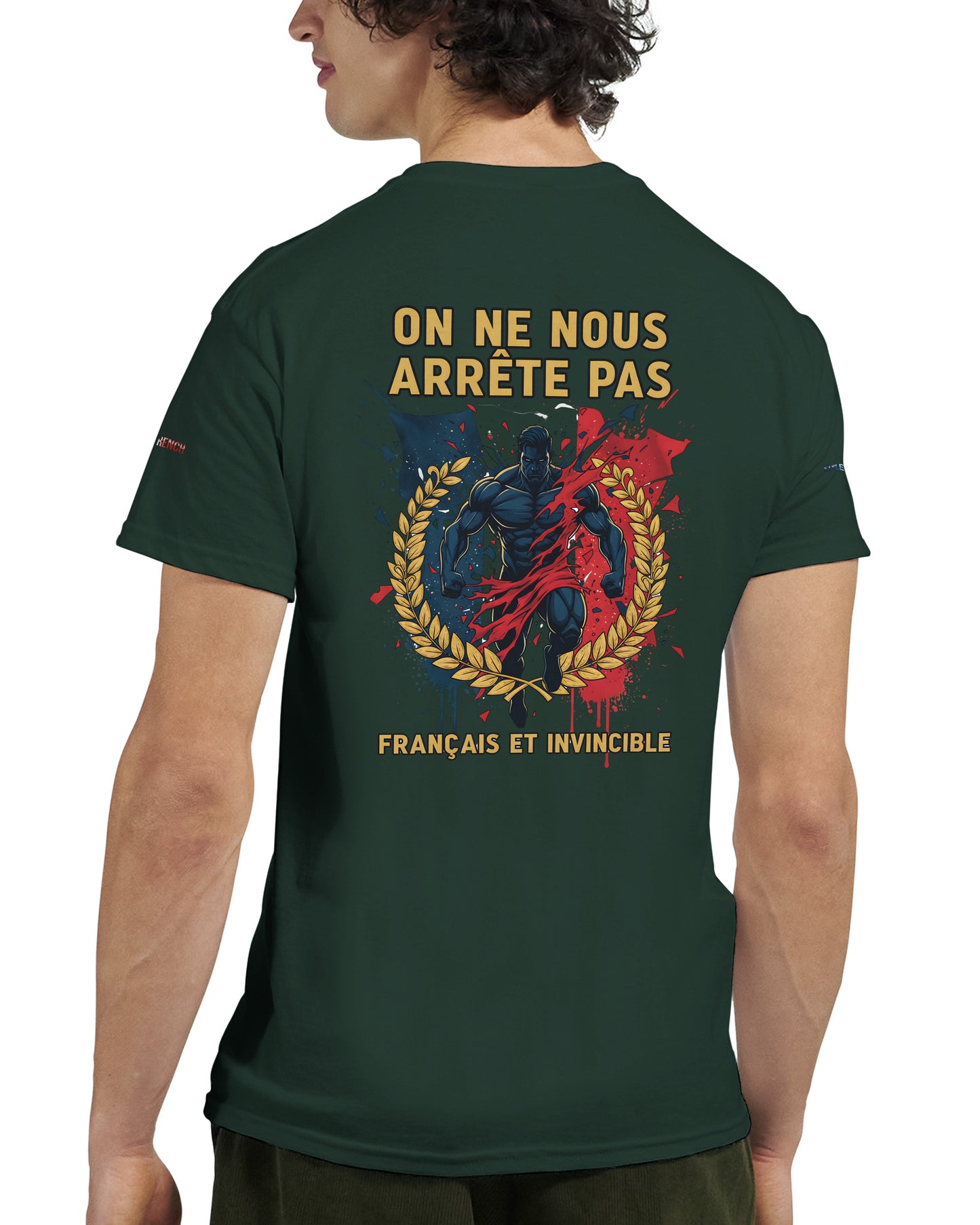 Men's "Can't Stop Us" French Style Heavyweight Crewneck T-shirt | Gildan® 5000