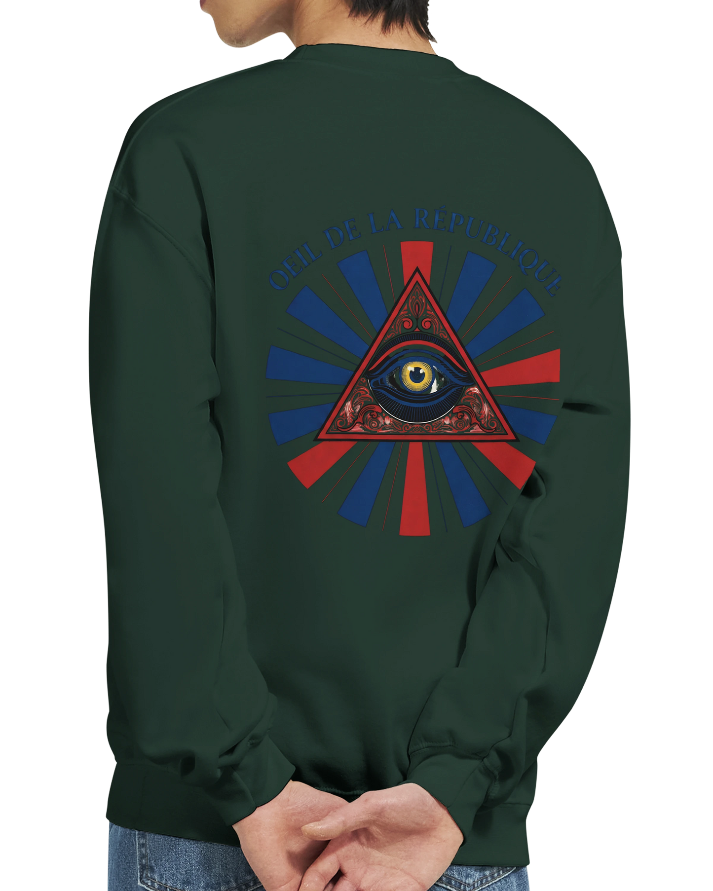 Men's Eye of the Republic Classic Crewneck Sweatshirt | Gildan® 18000