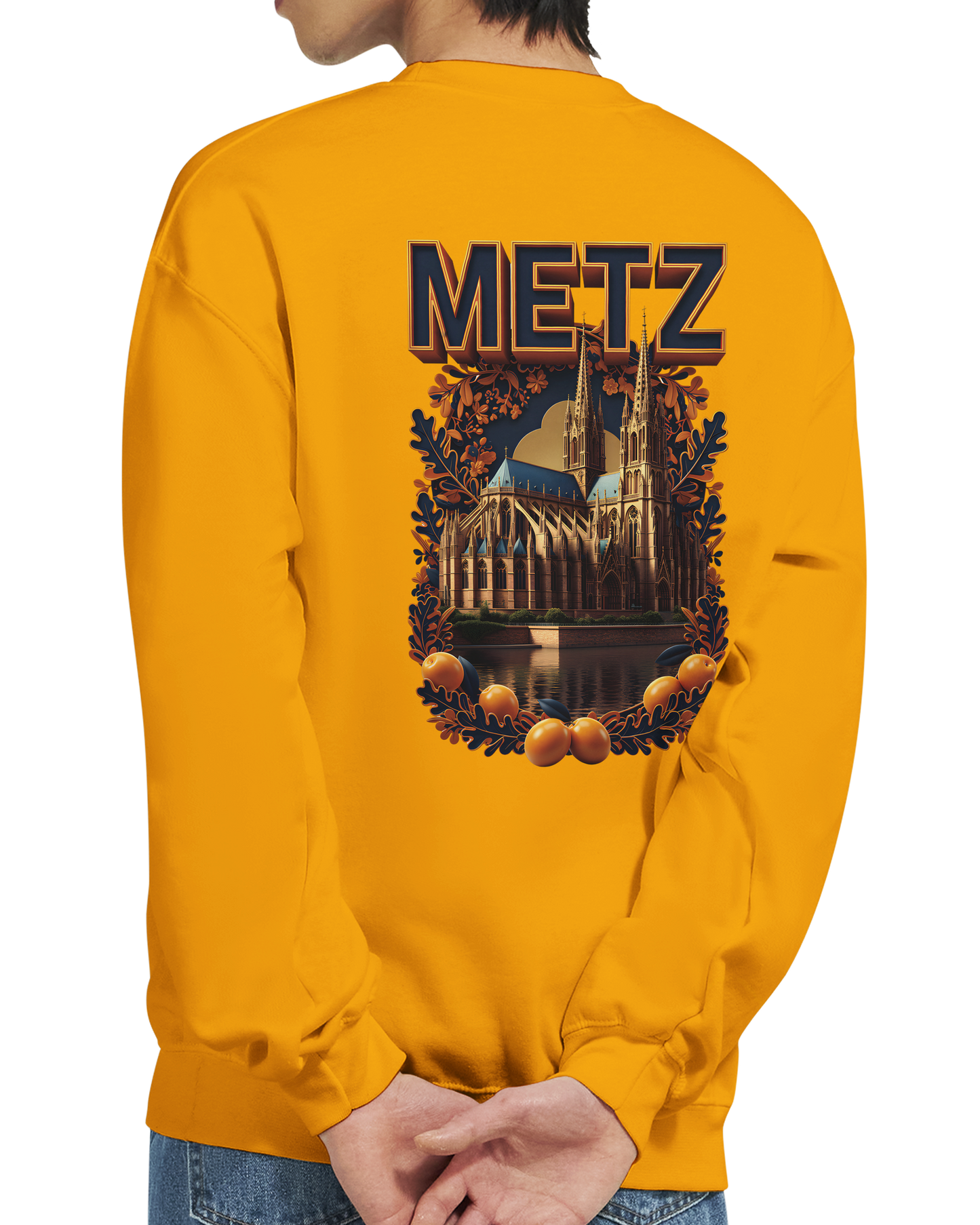 Unisex Sweatshirt Metz France City Classic Crewneck | Gildan® 18000