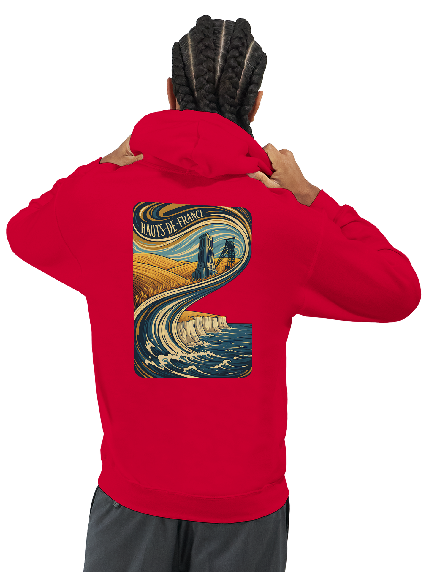 Klassischer Unisex-Hoodie von Top de France | Gildan® 18500
