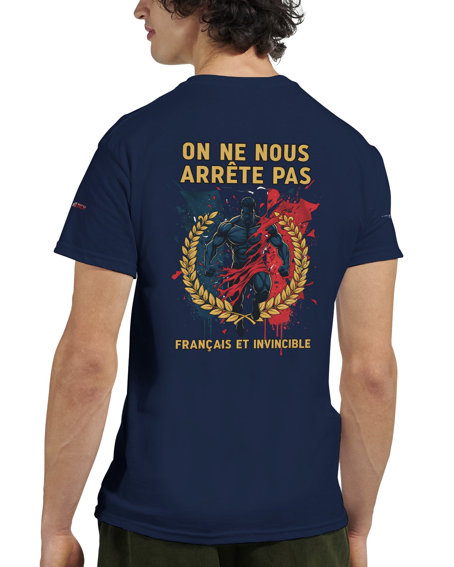 Men's "Can't Stop Us" French Style Heavyweight Crewneck T-shirt | Gildan® 5000