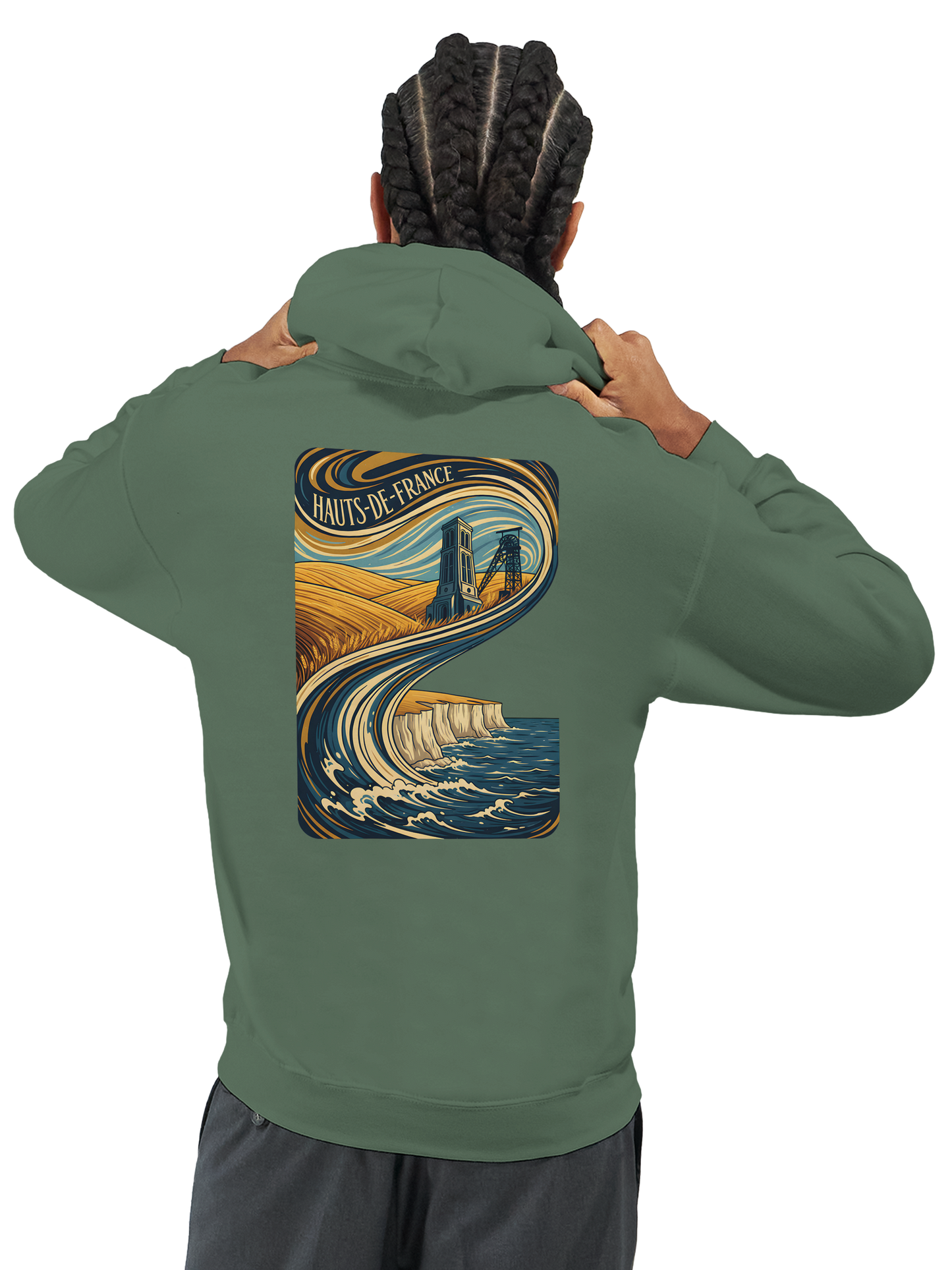 Klassischer Unisex-Hoodie von Top de France | Gildan® 18500