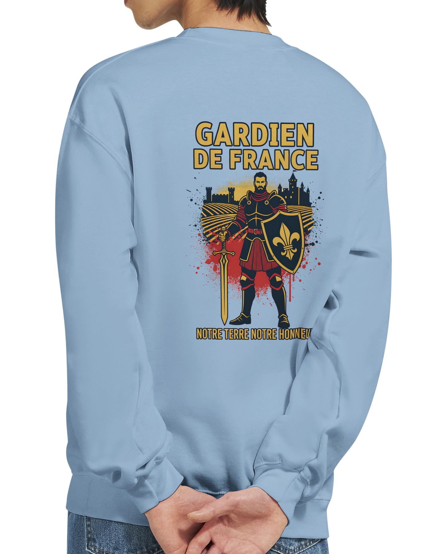 Men's France Goalkeeper Classic Crewneck Sweatshirt | Gildan® 18000