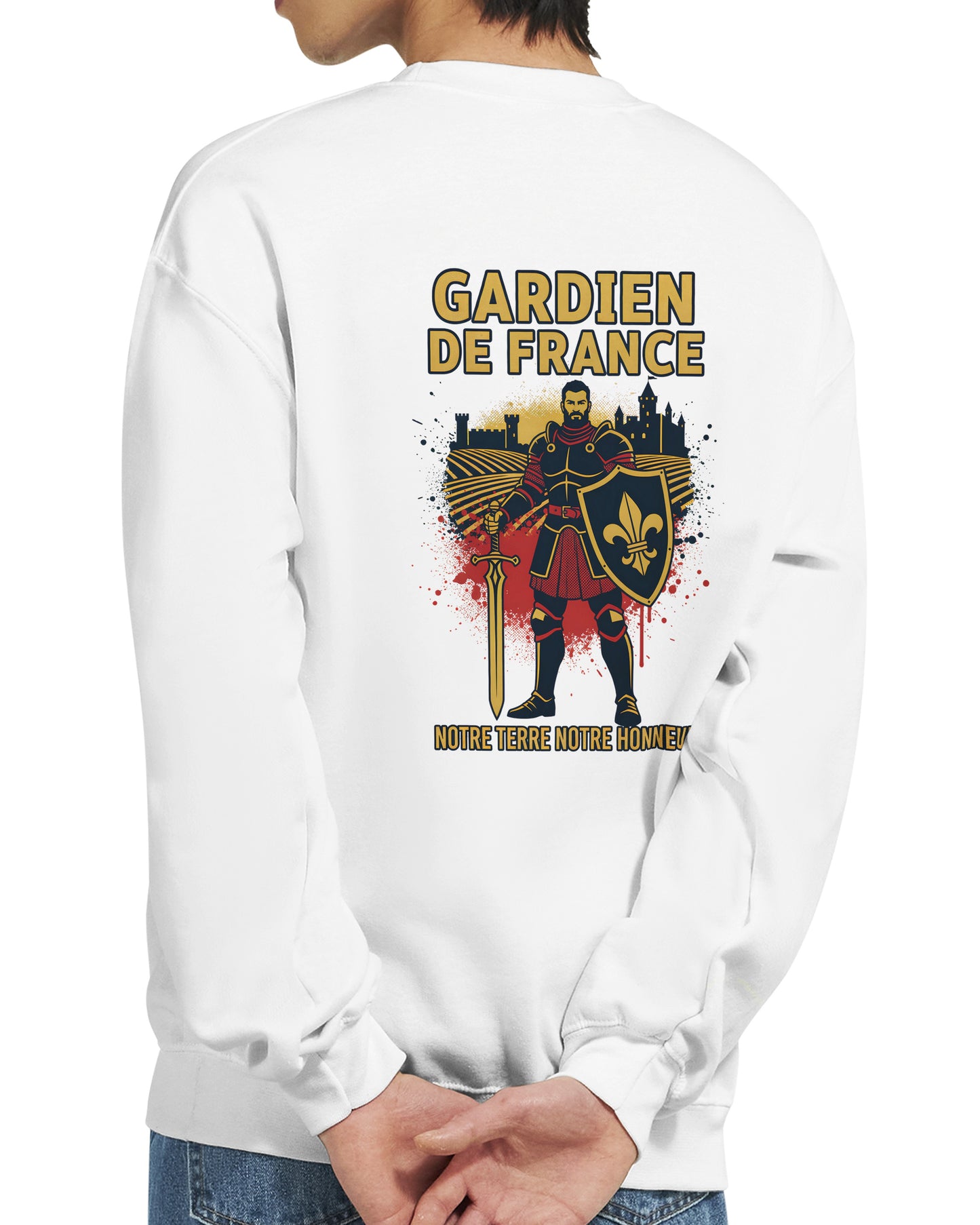 Men's France Goalkeeper Classic Crewneck Sweatshirt | Gildan® 18000