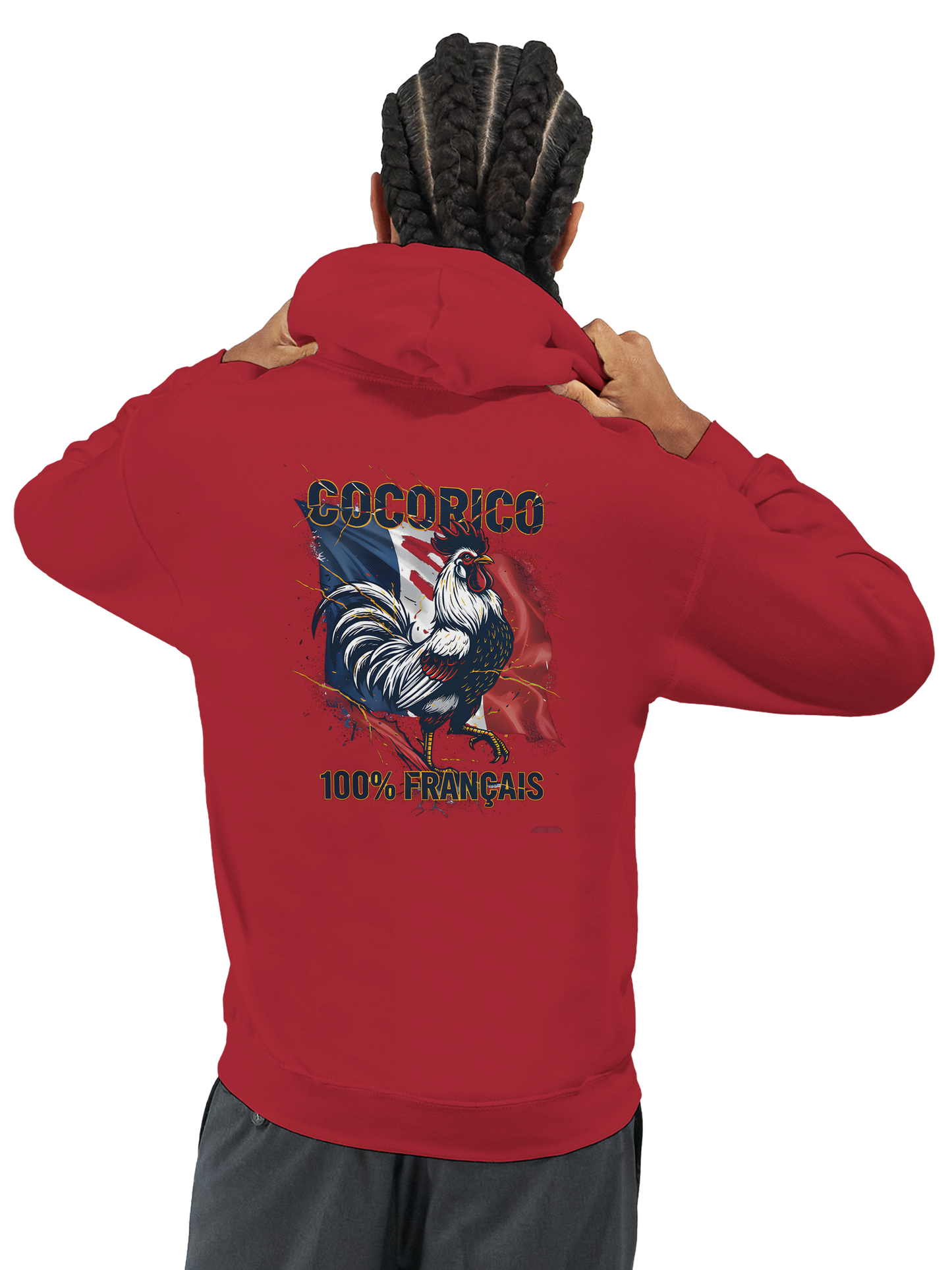 Cocorico Hoodie klassischer französischer Stil | Gildan® 18500
