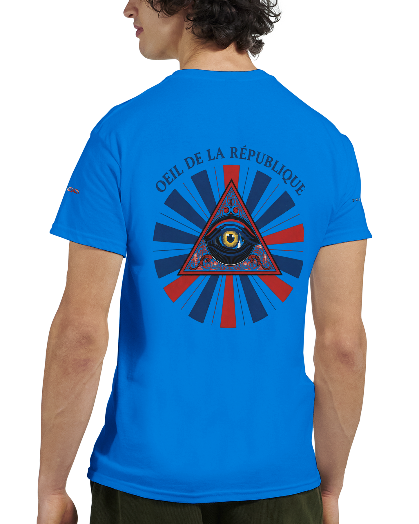 Men's Republic Eye T-Shirt Heavy Crewneck | Gildan® 5000