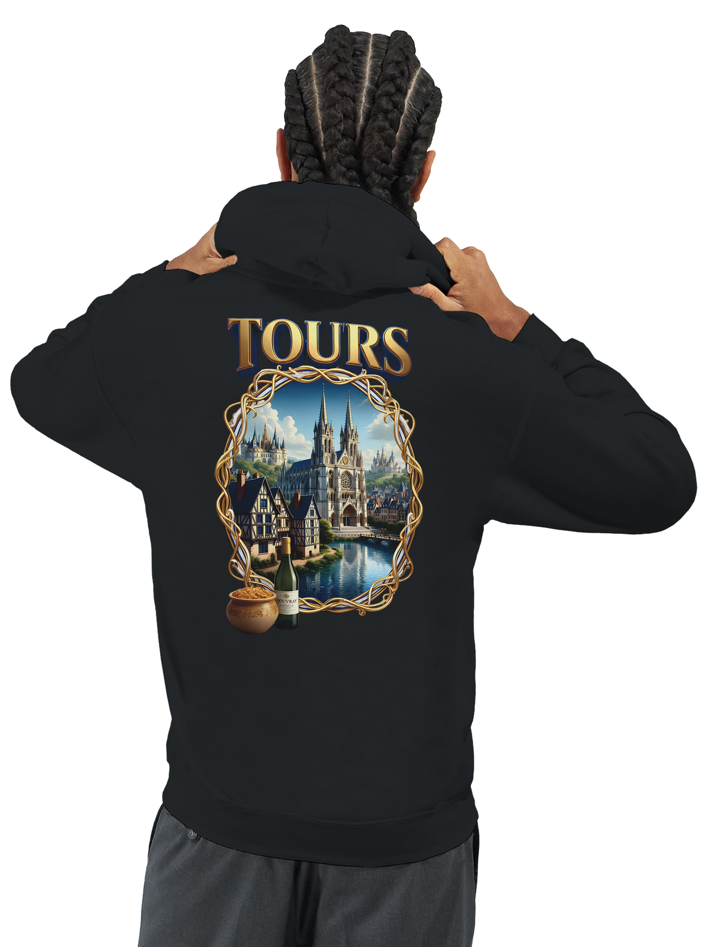Unisex Tours city of France classic hoodie | Gildan® 18500