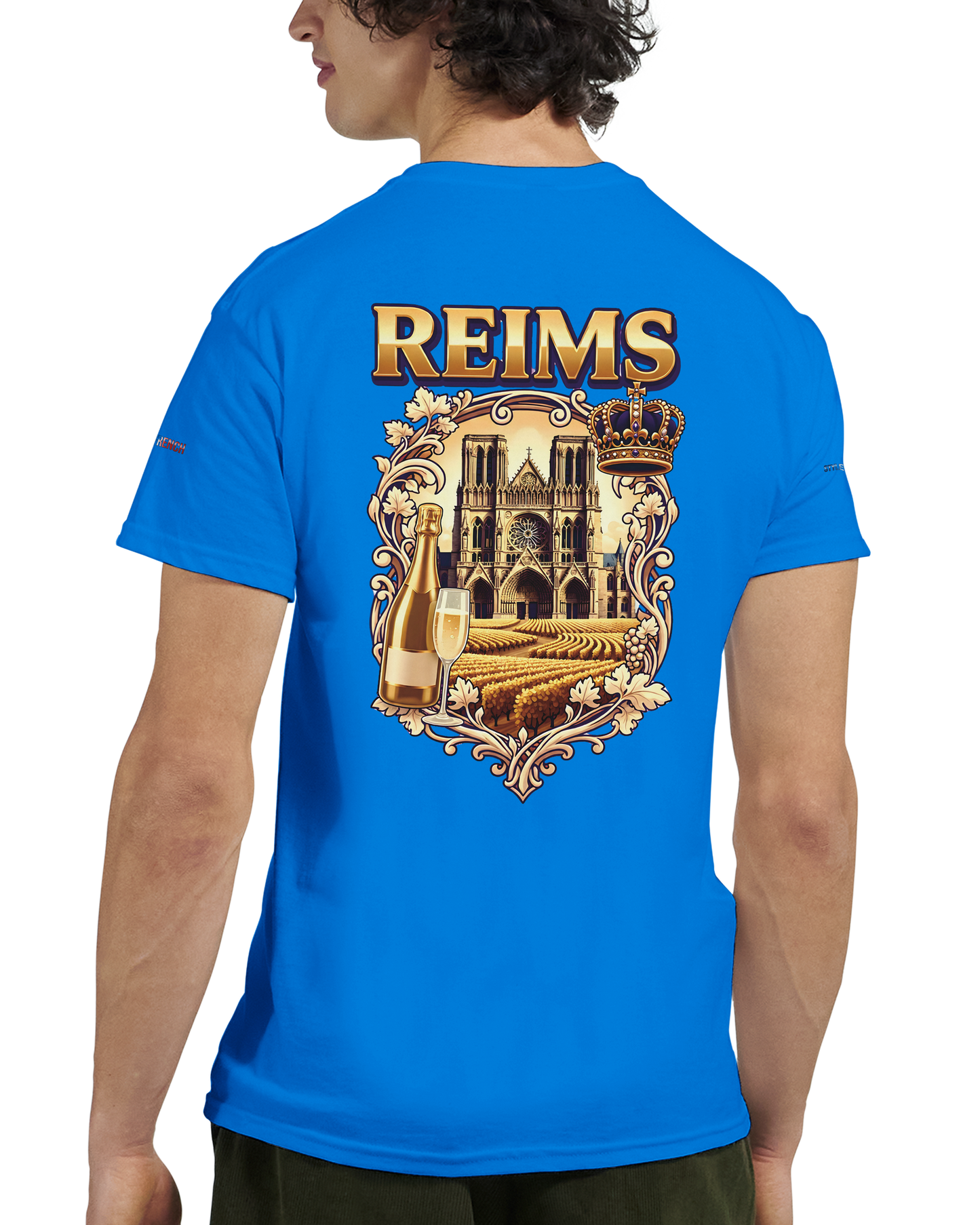 T-shirt Unisexe Reims - Ville de France - Coton Premium
