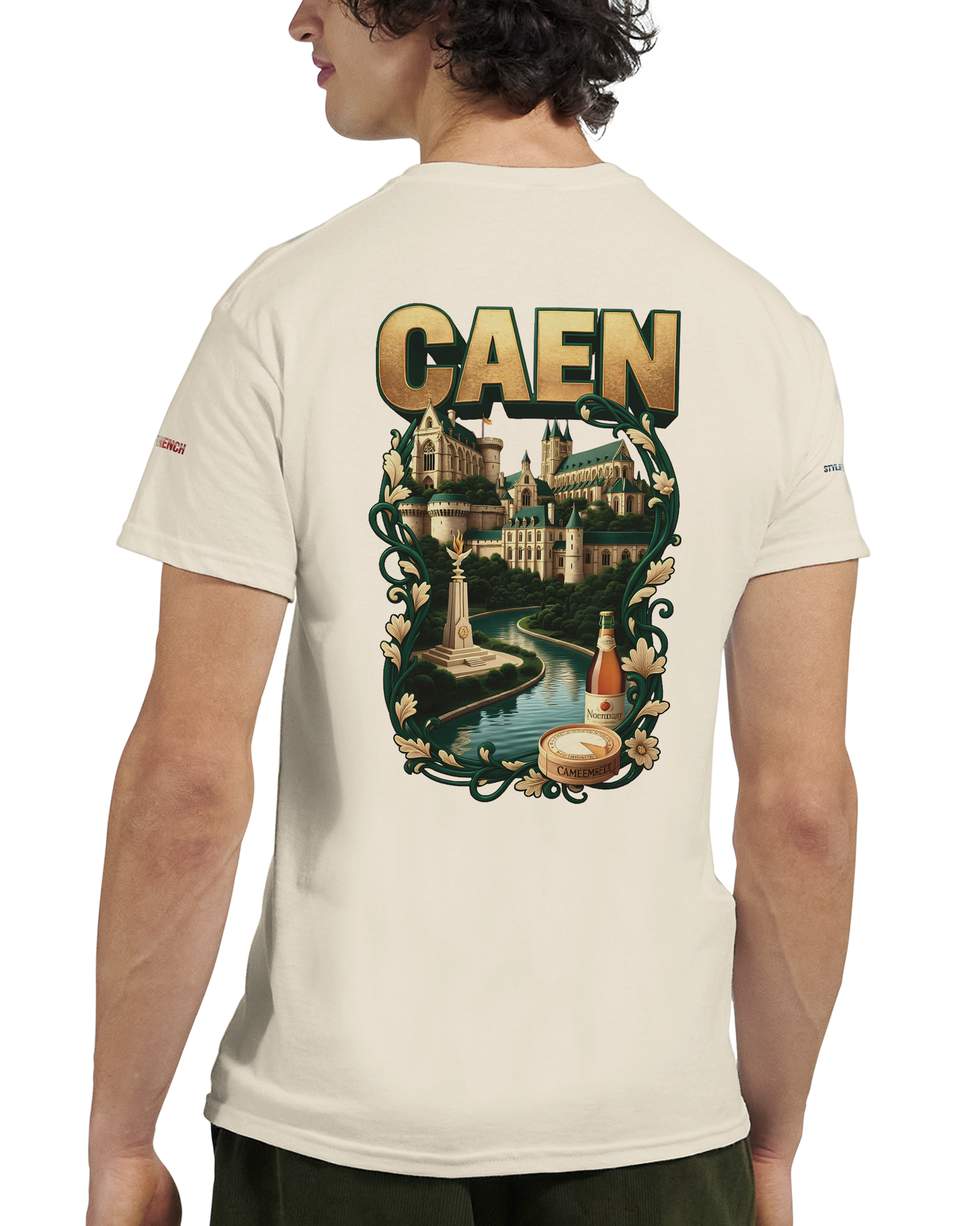 Unisex-T-Shirt Caen Stadt in Frankreich | Gildan® 5000