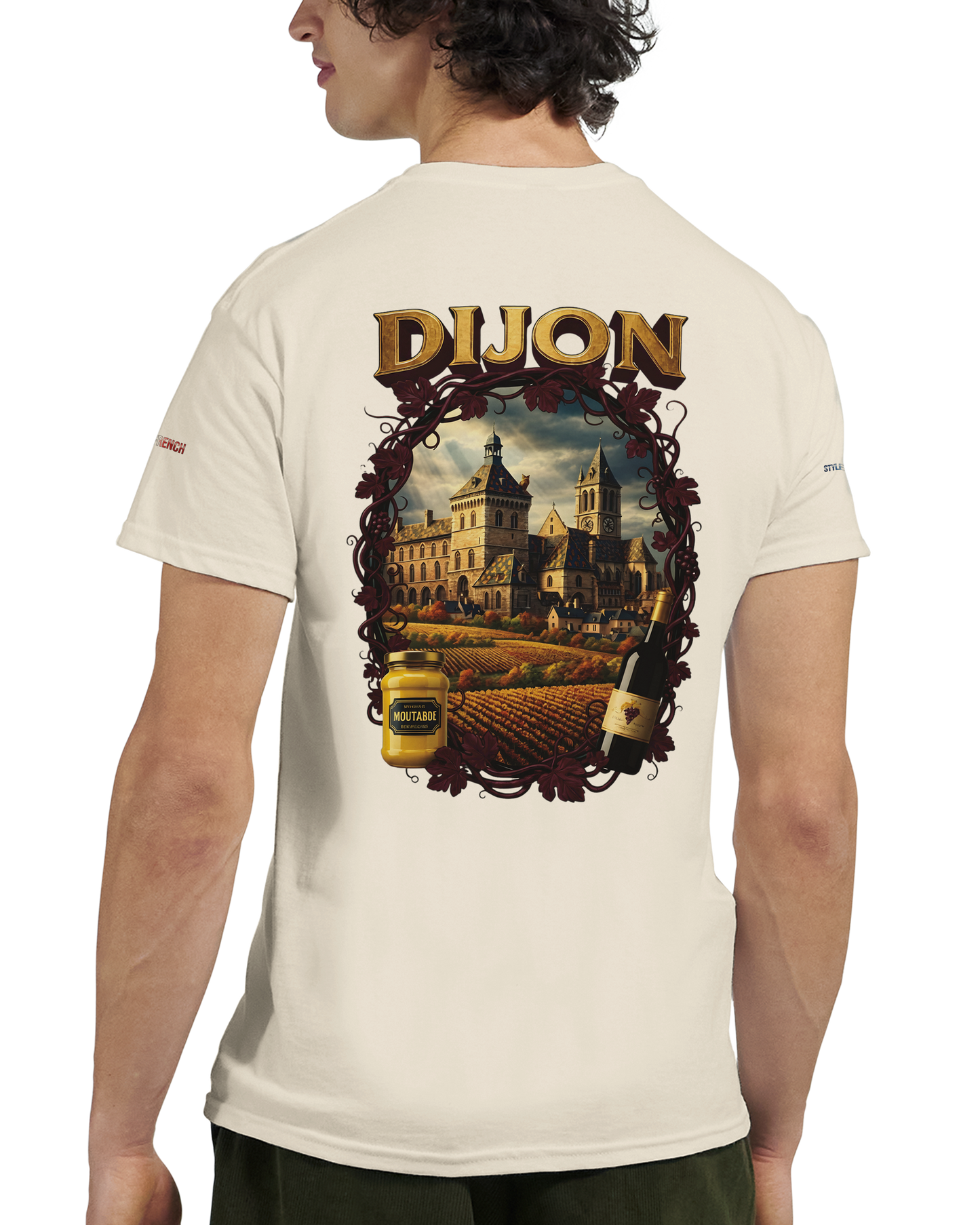 Unisex T-Shirt Dijon Stadt Frankreich dick Rundhals | Gildan® 5000