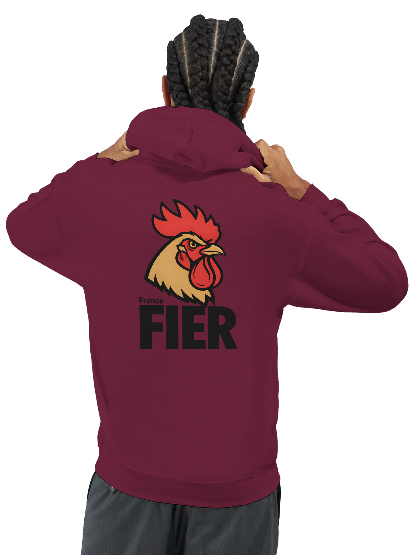 Kapuzenpullover "France Fier" Klassiker | Gildan® 18500